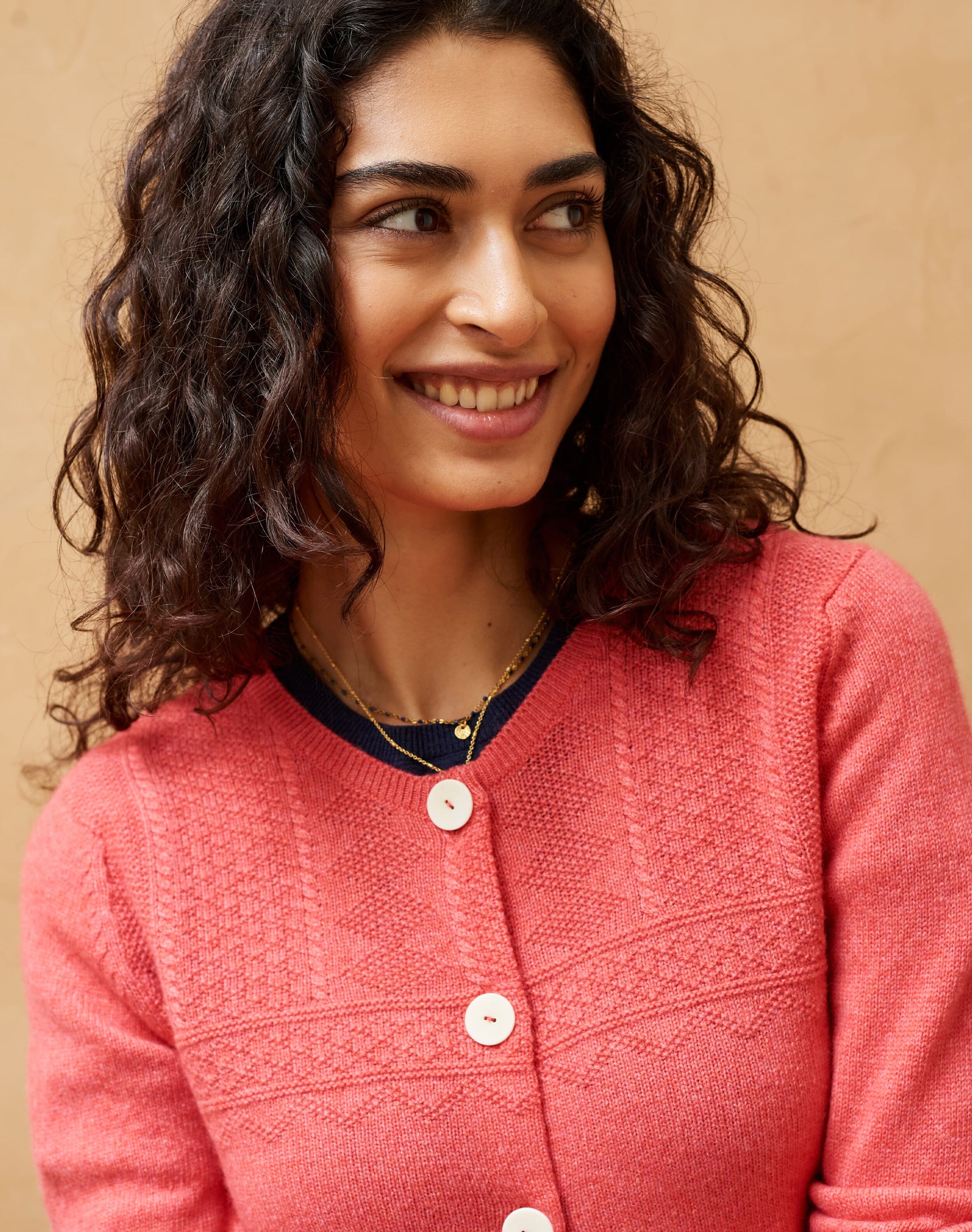 Cashmere Guernsey Cardigan