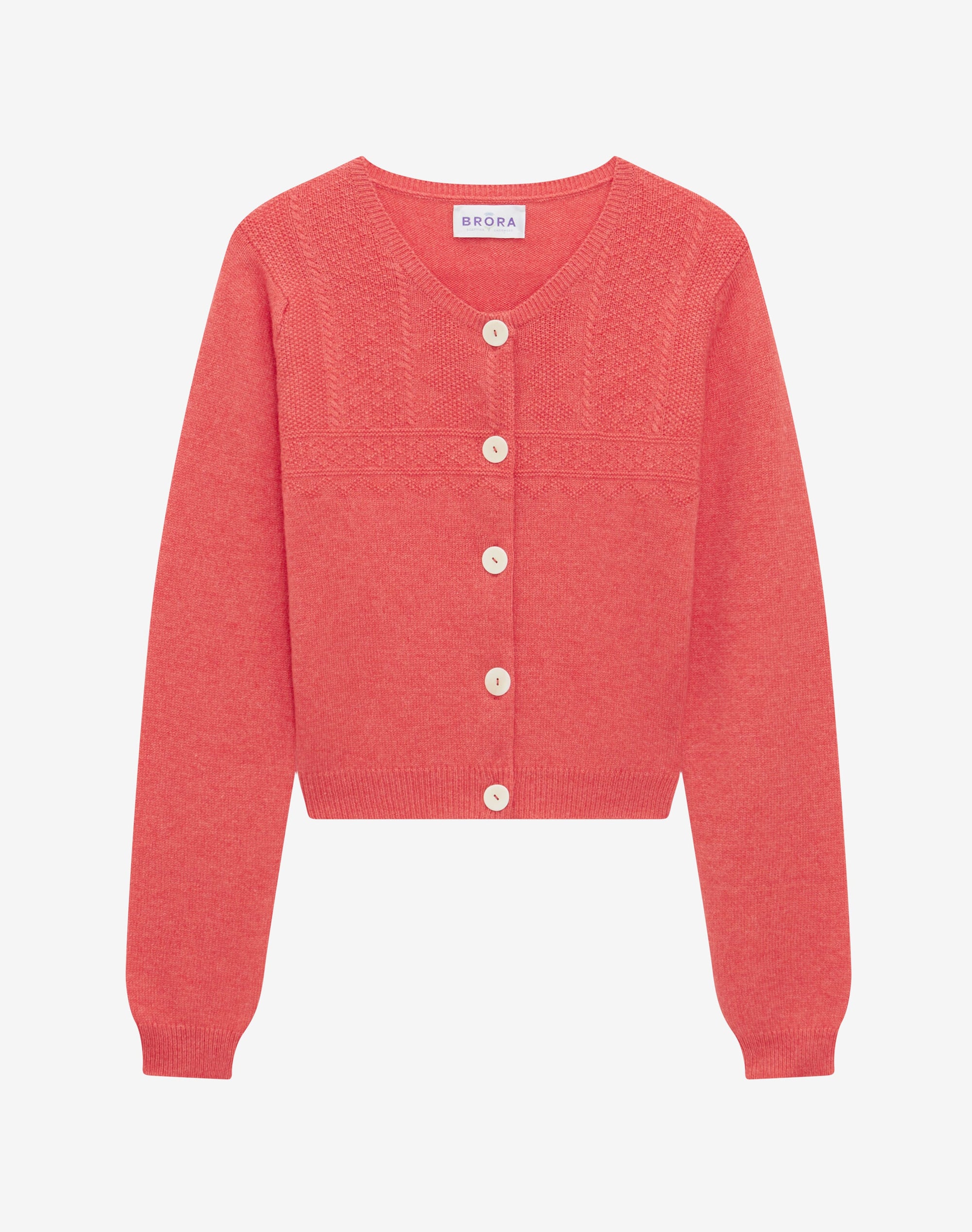 Cashmere Guernsey Cardigan