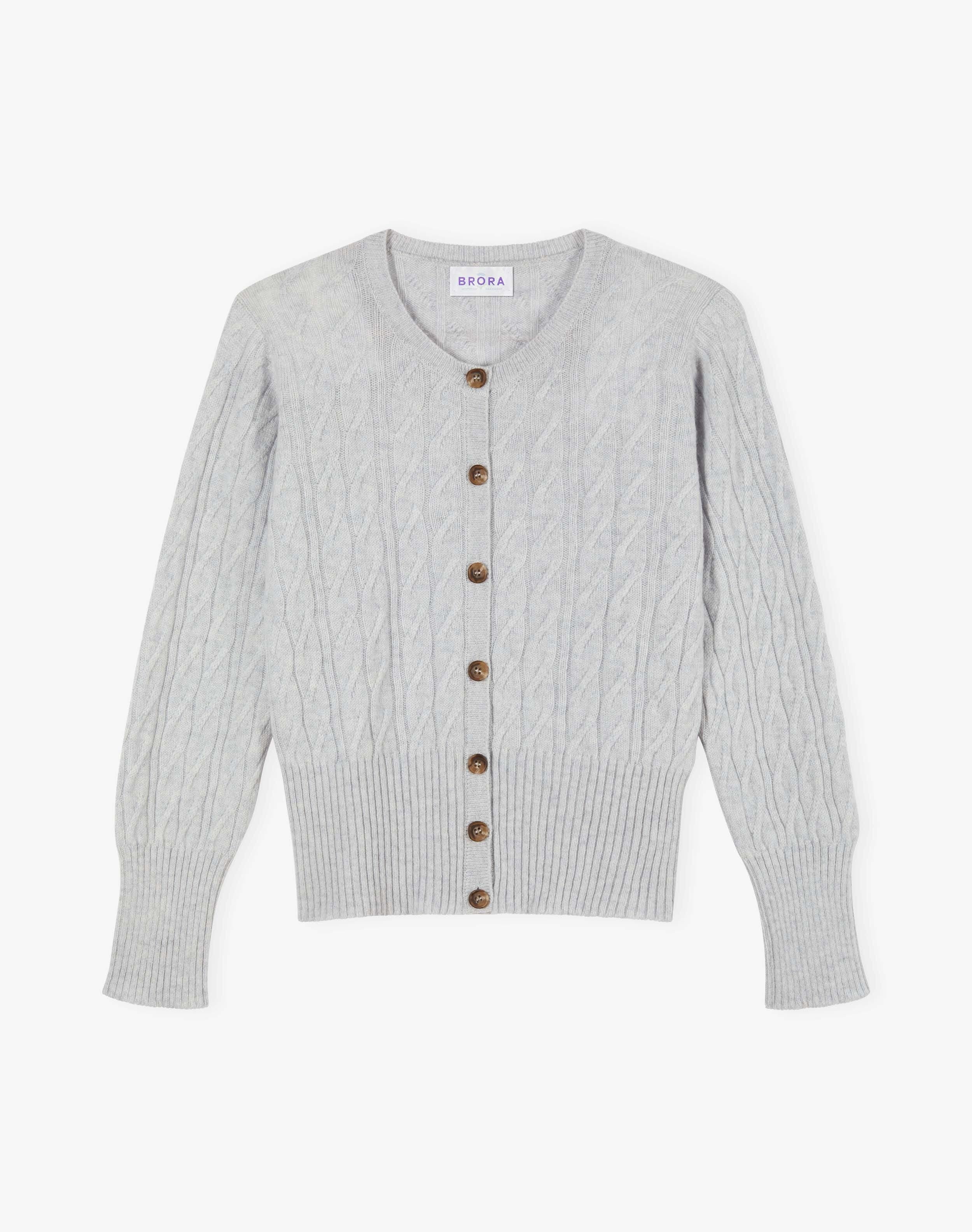 Cashmere Cable Cardigan