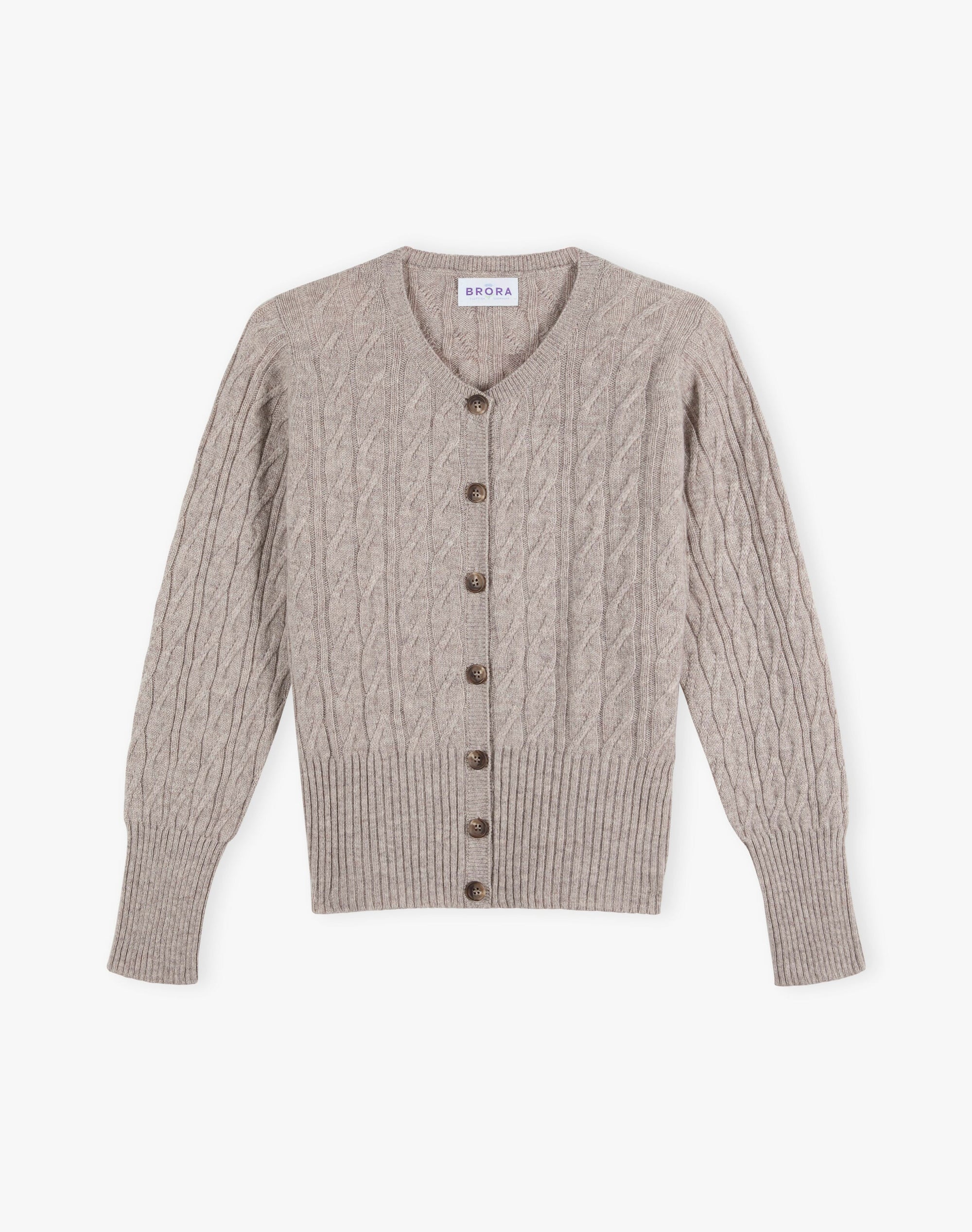 Cashmere Cable Cardigan