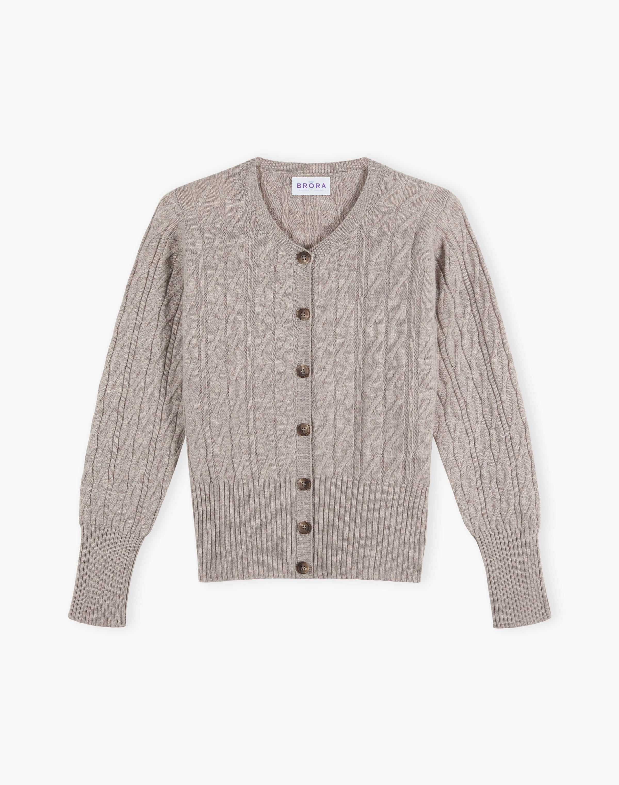 Cashmere Cable Cardigan
