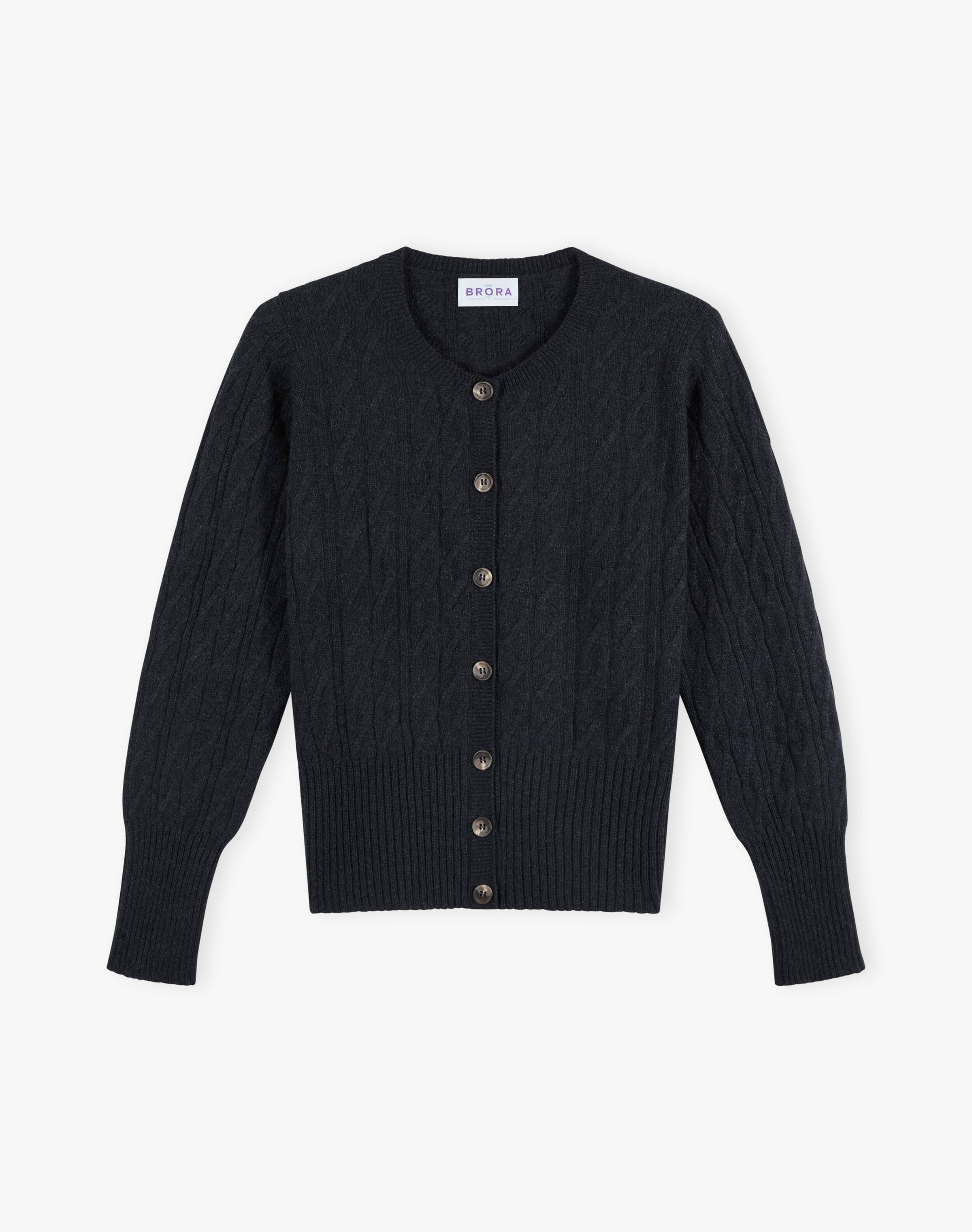 Cashmere Cable Cardigan
