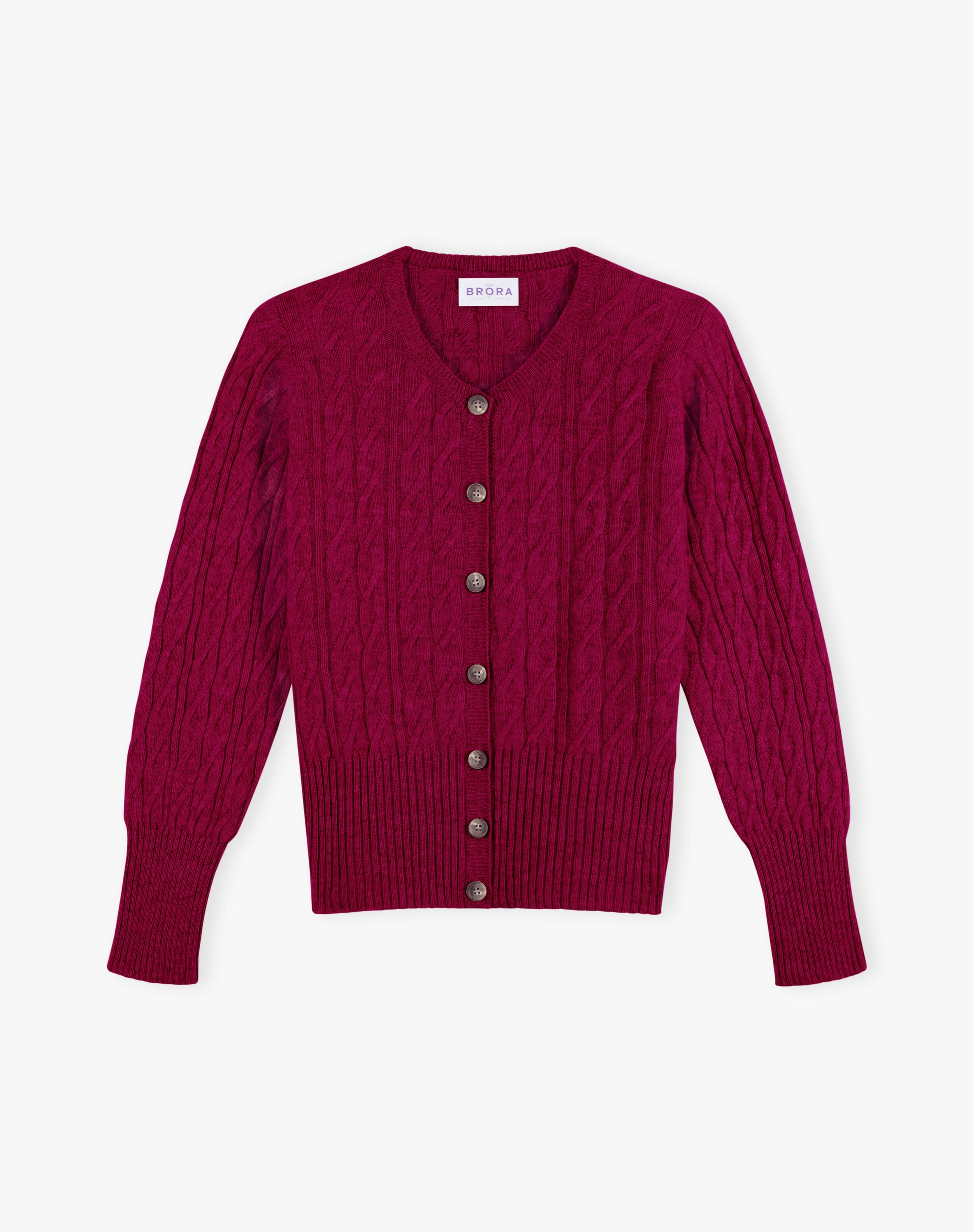Cashmere Cable Cardigan