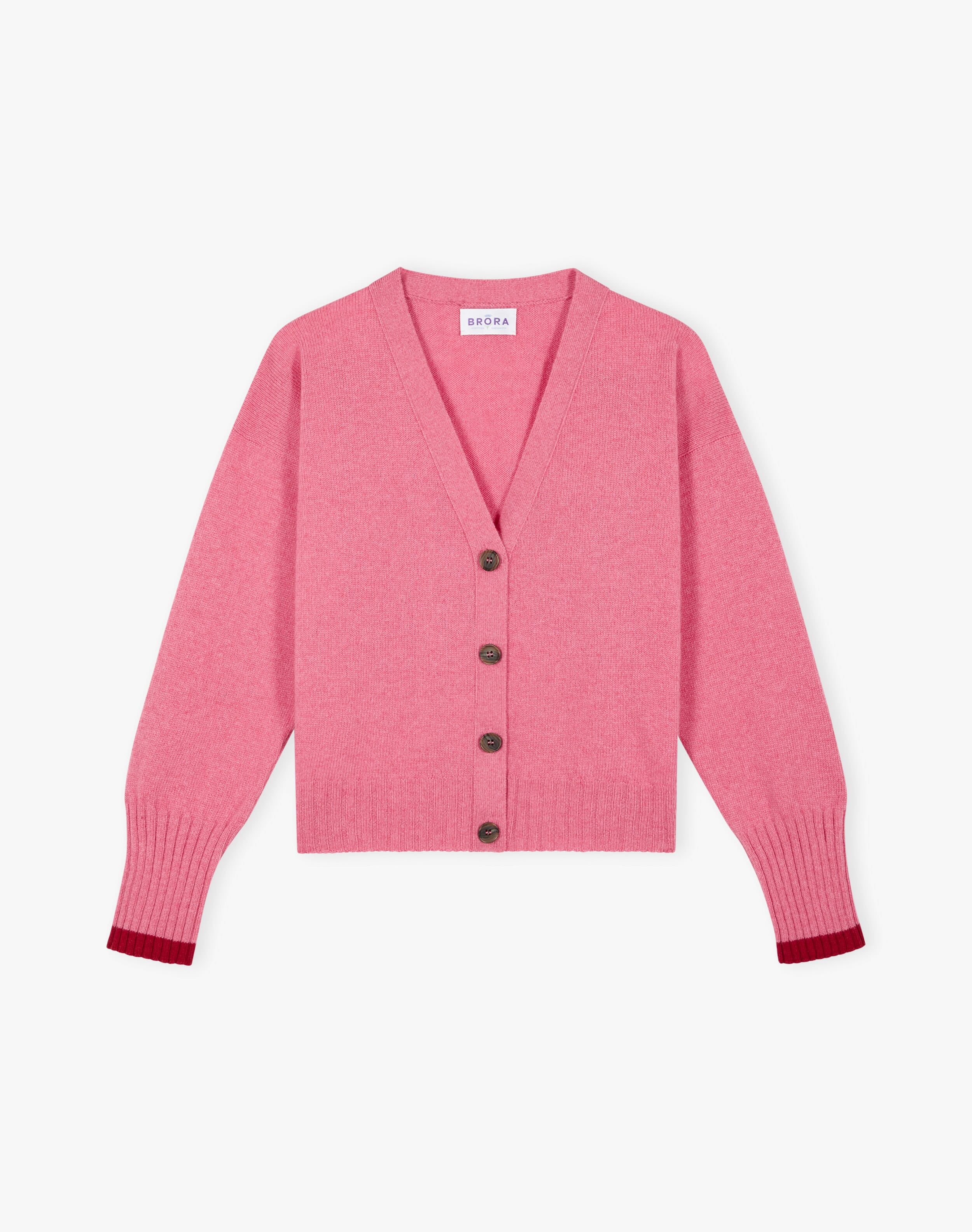 Cashmere V Neck Cardigan