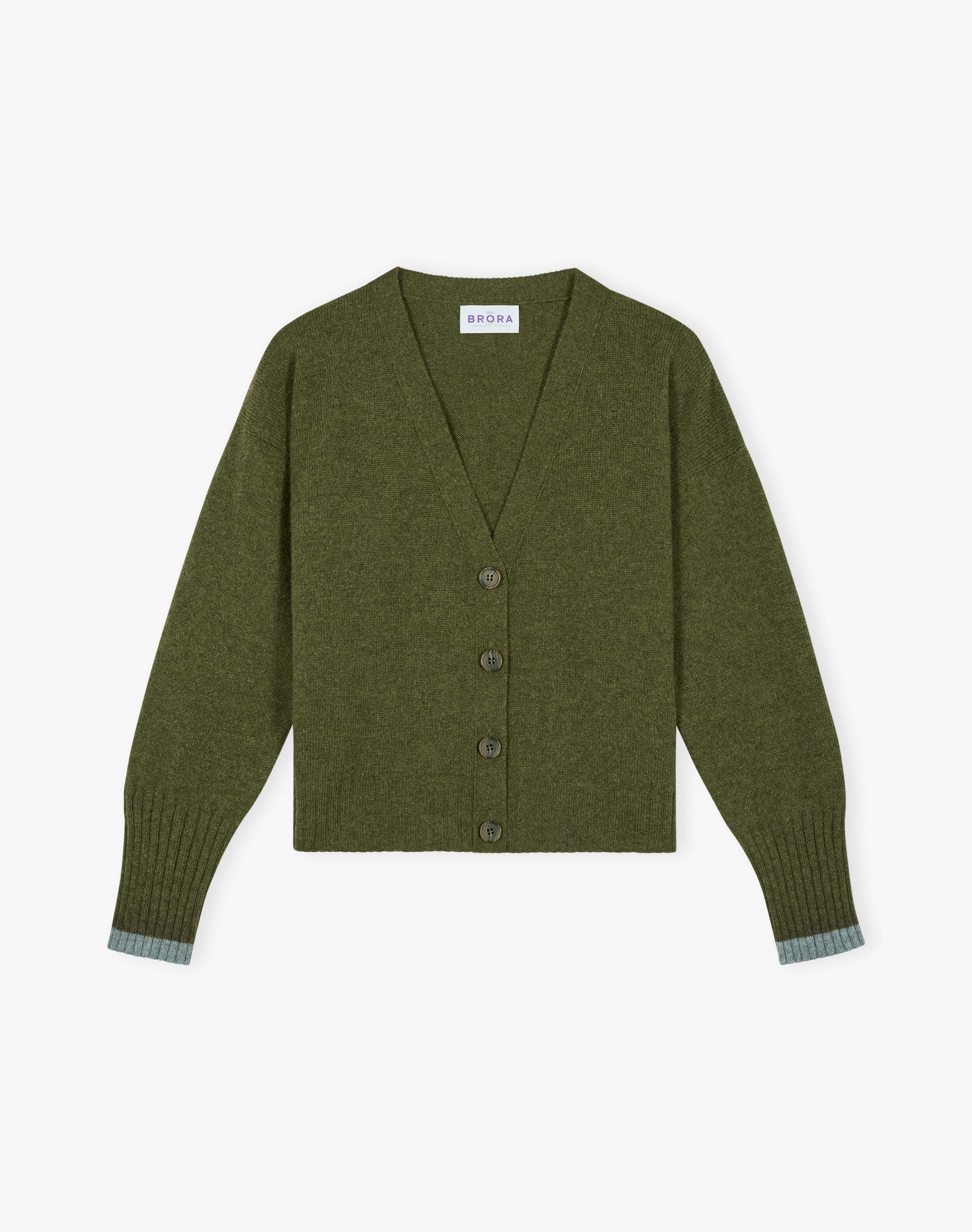 Cashmere V Neck Cardigan