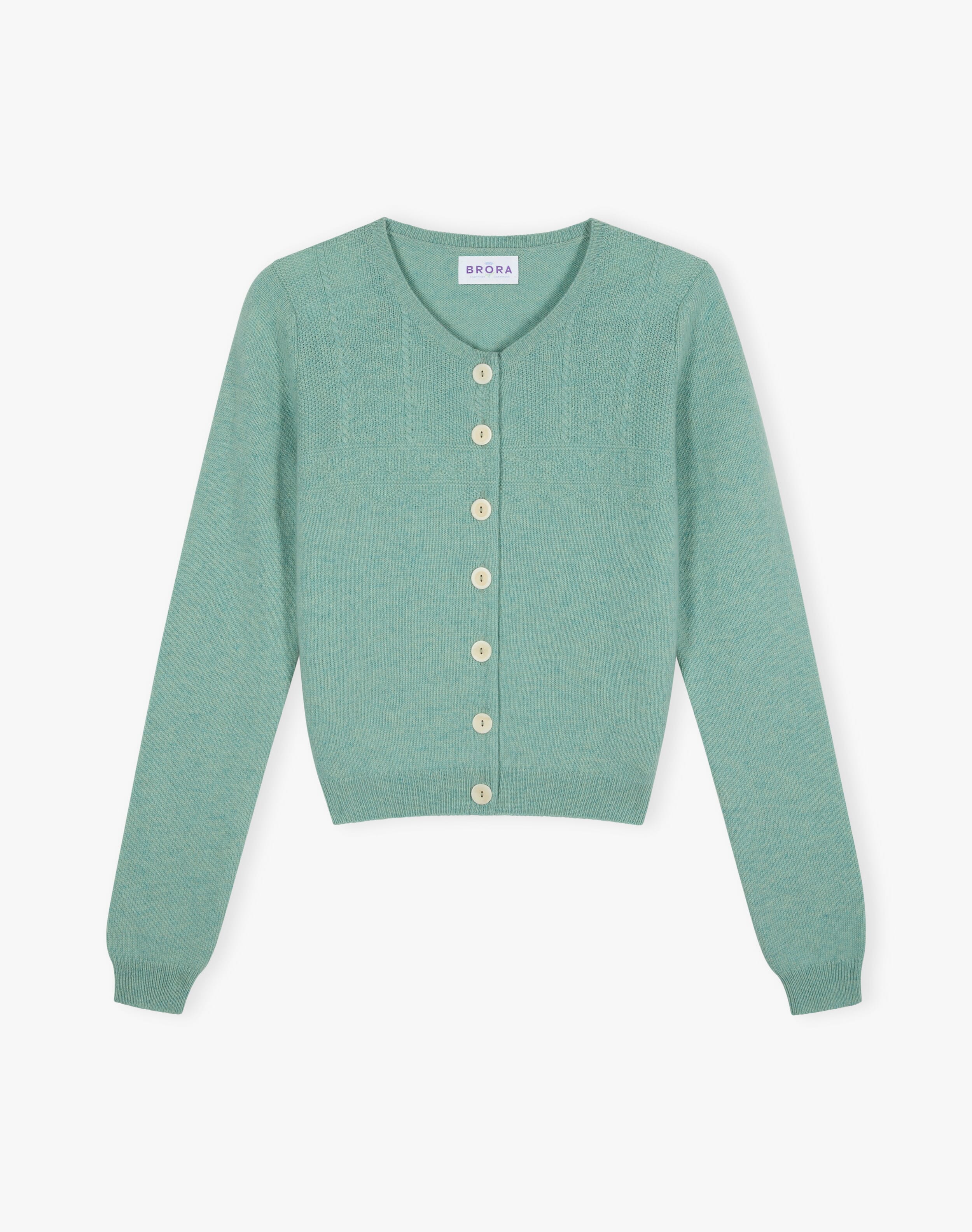 Cashmere Guernsey Cardigan