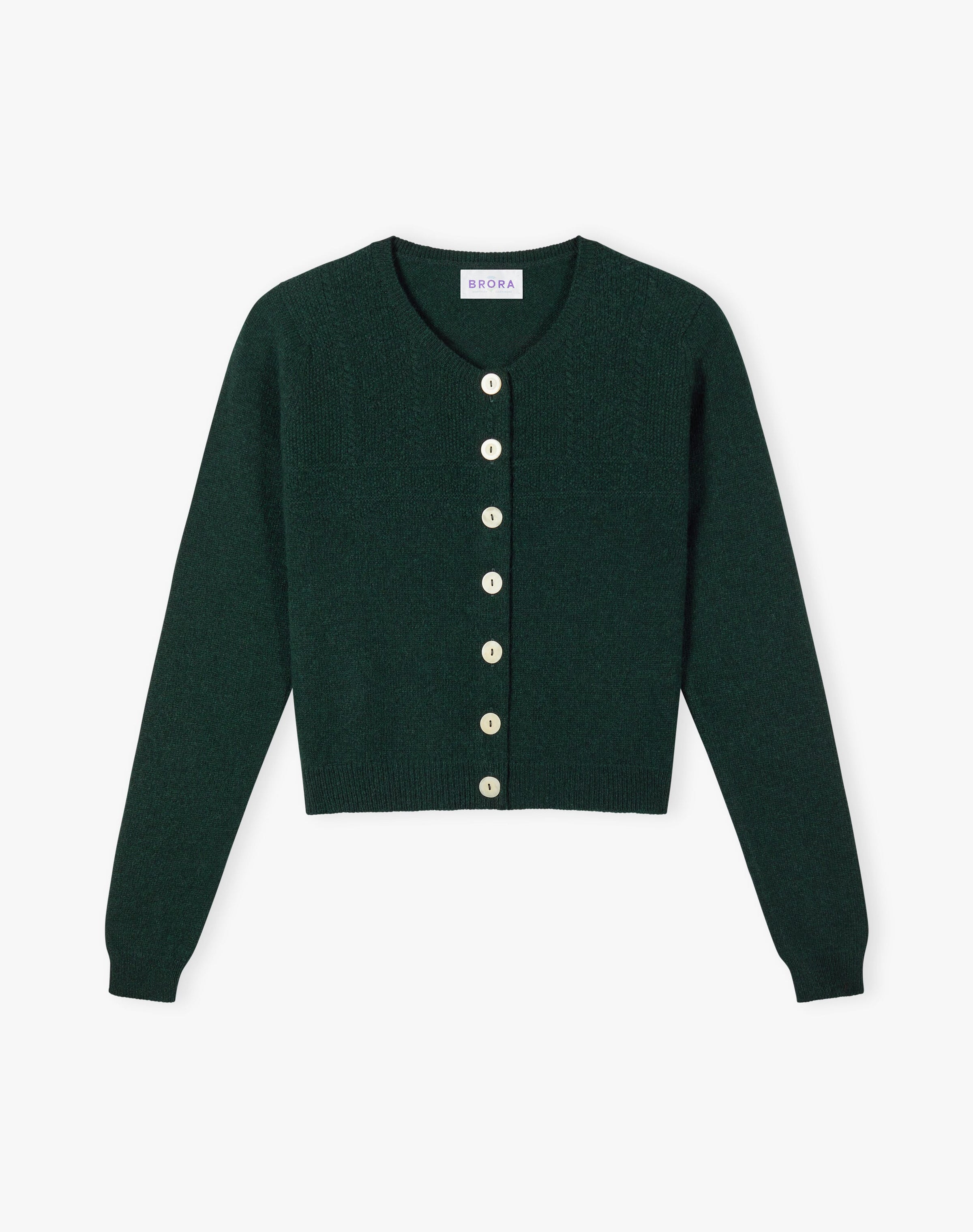 Cashmere Guernsey Cardigan