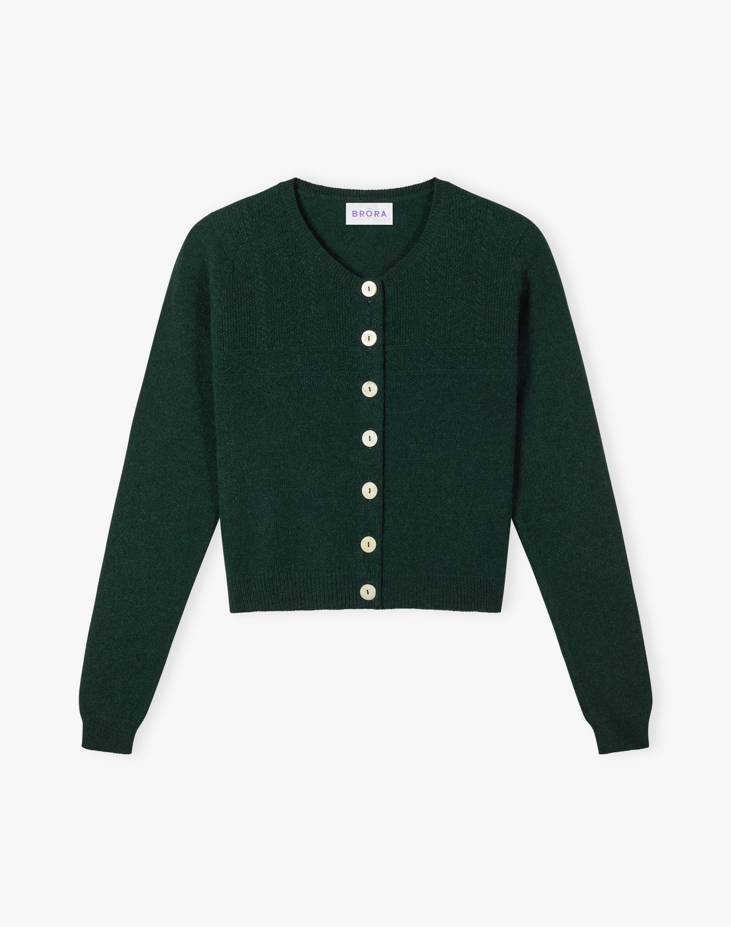 Cashmere Guernsey Cardigan