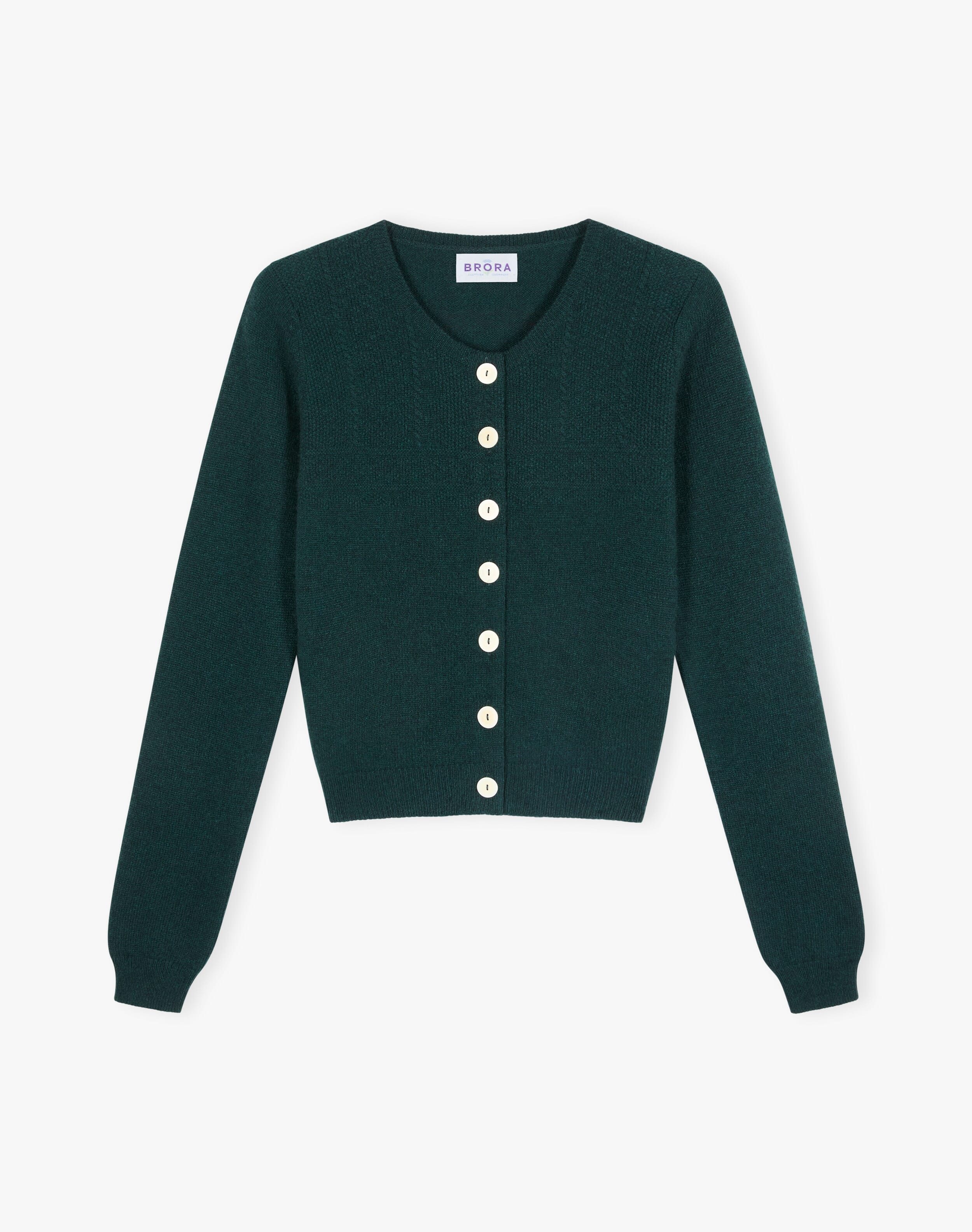 Cashmere Guernsey Cardigan