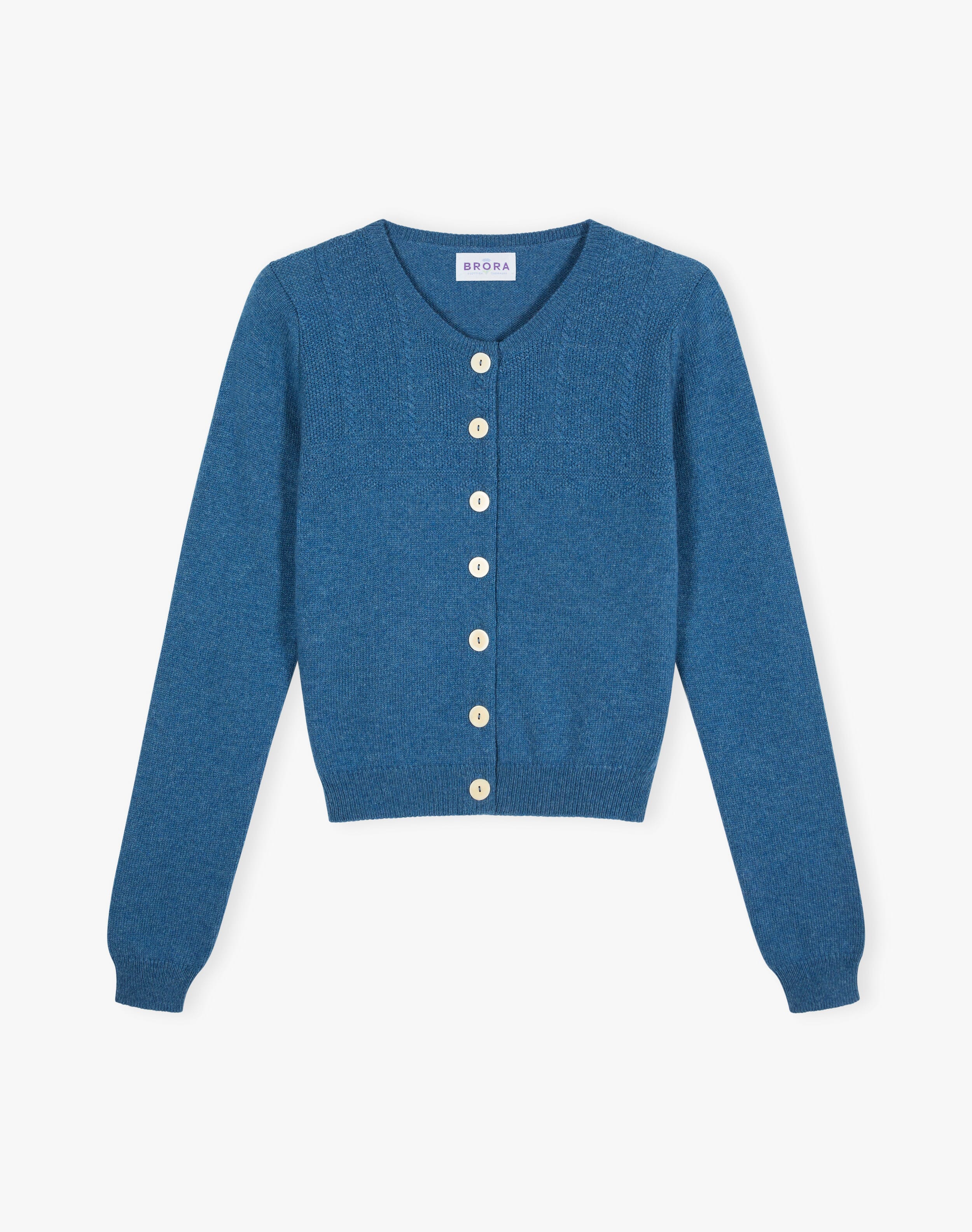 Cashmere Guernsey Cardigan