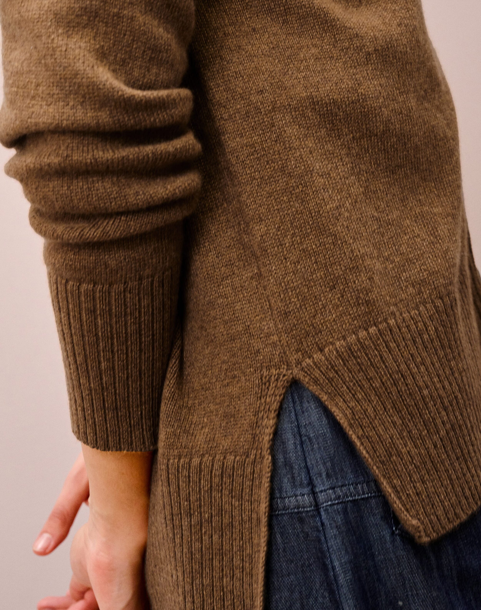 Cashmere Long Line Cardigan