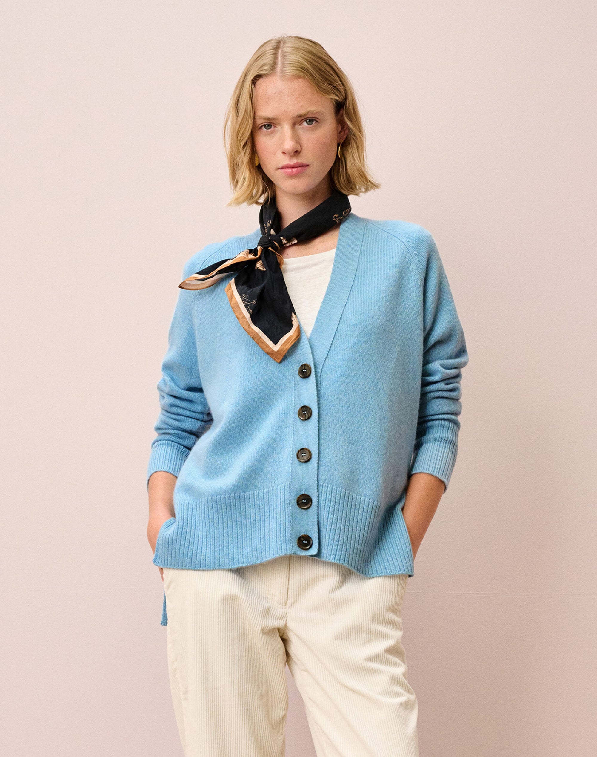 Cashmere Long Line Cardigan