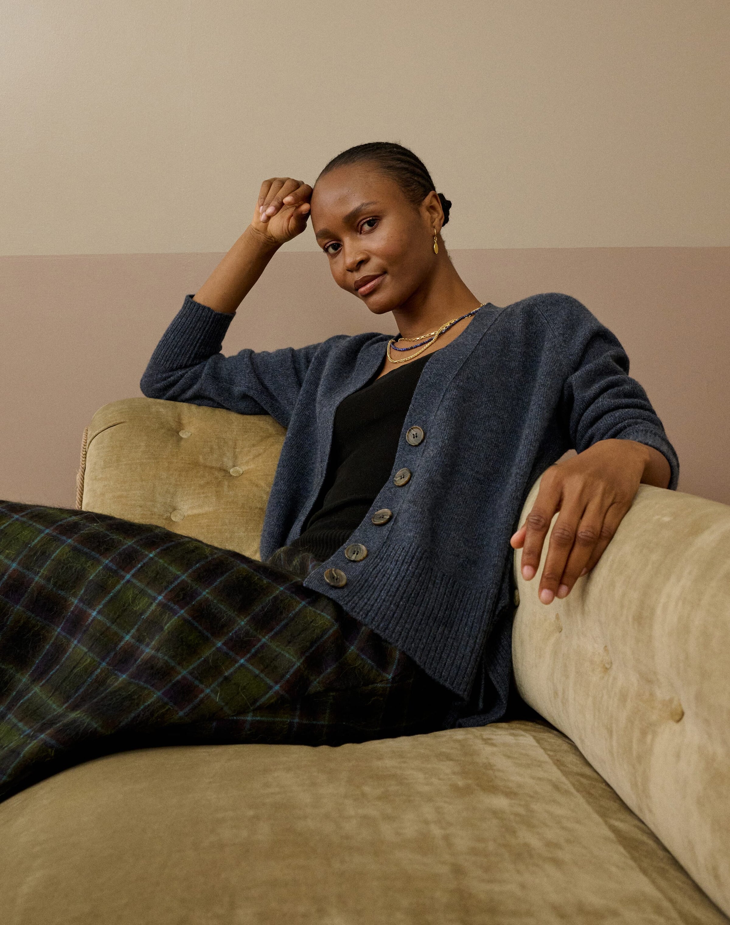 Cashmere Long Line Cardigan