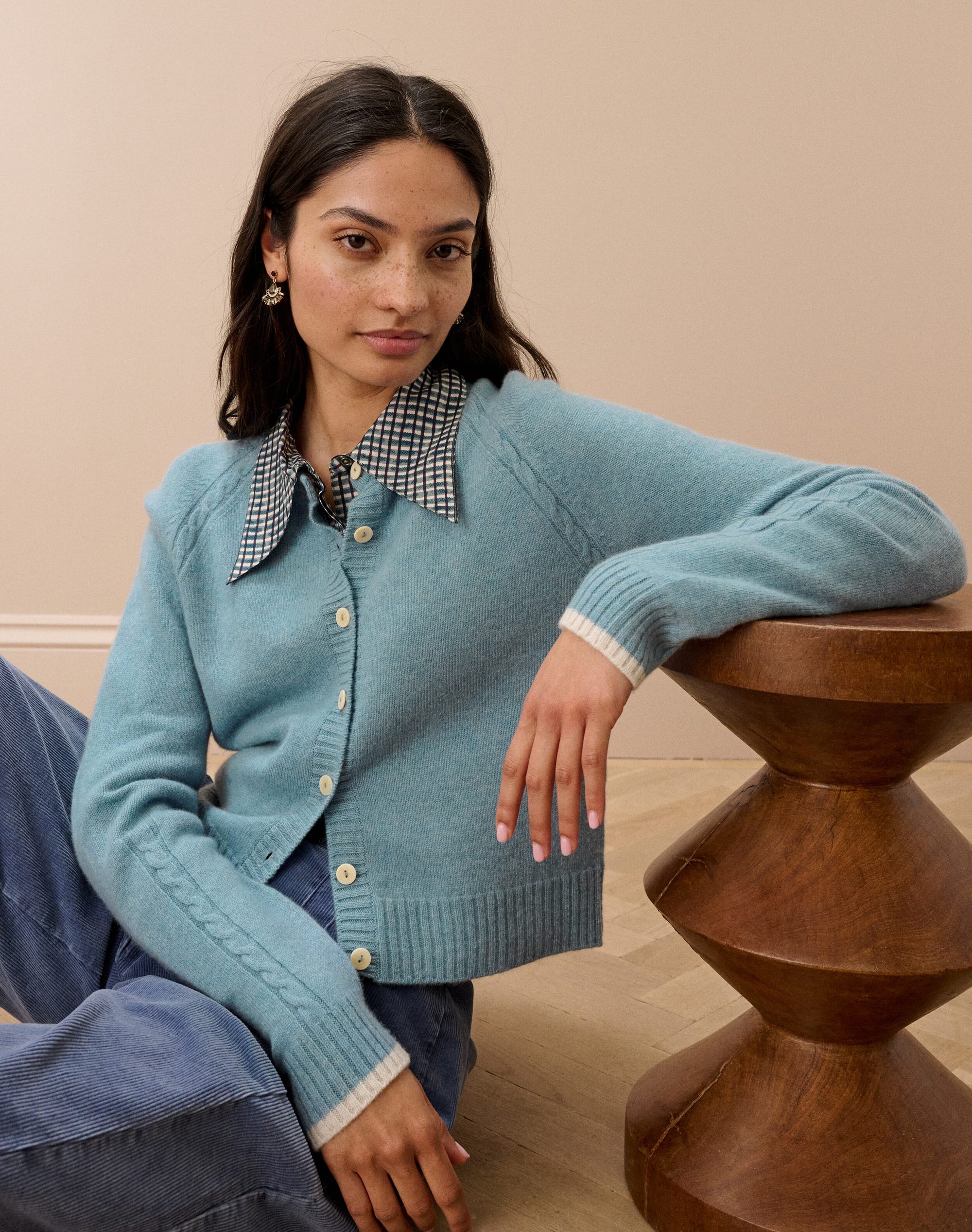 Cashmere Cable Cardigan