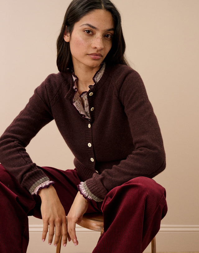 Cashmere Cable Cardigan