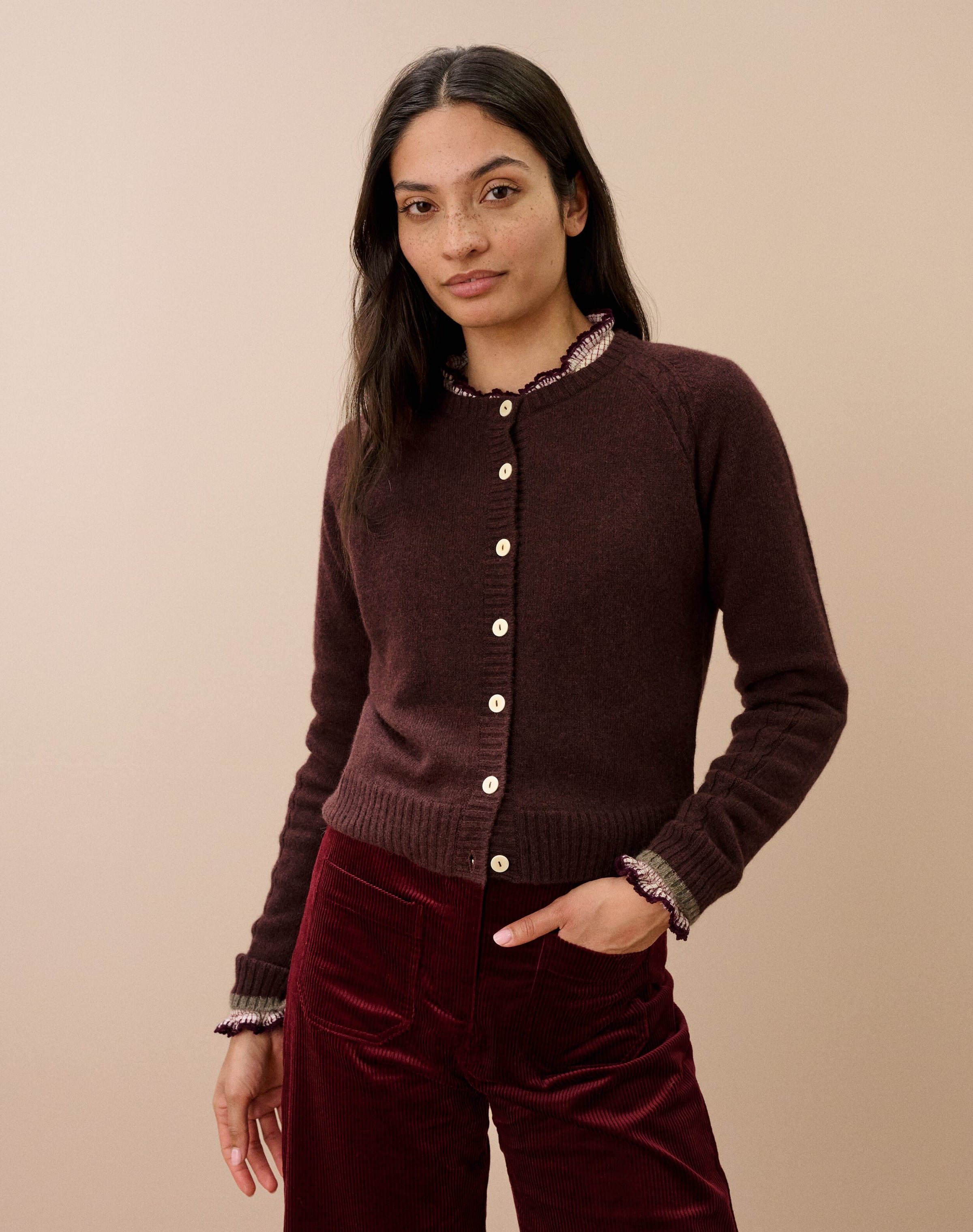 Cashmere Cable Cardigan
