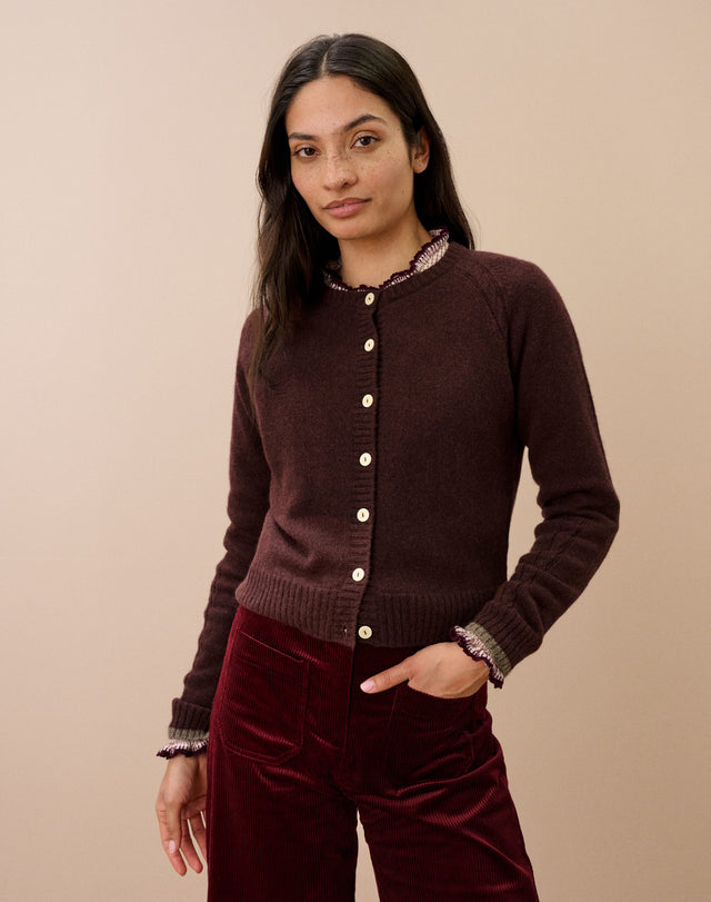 Cashmere Cable Cardigan