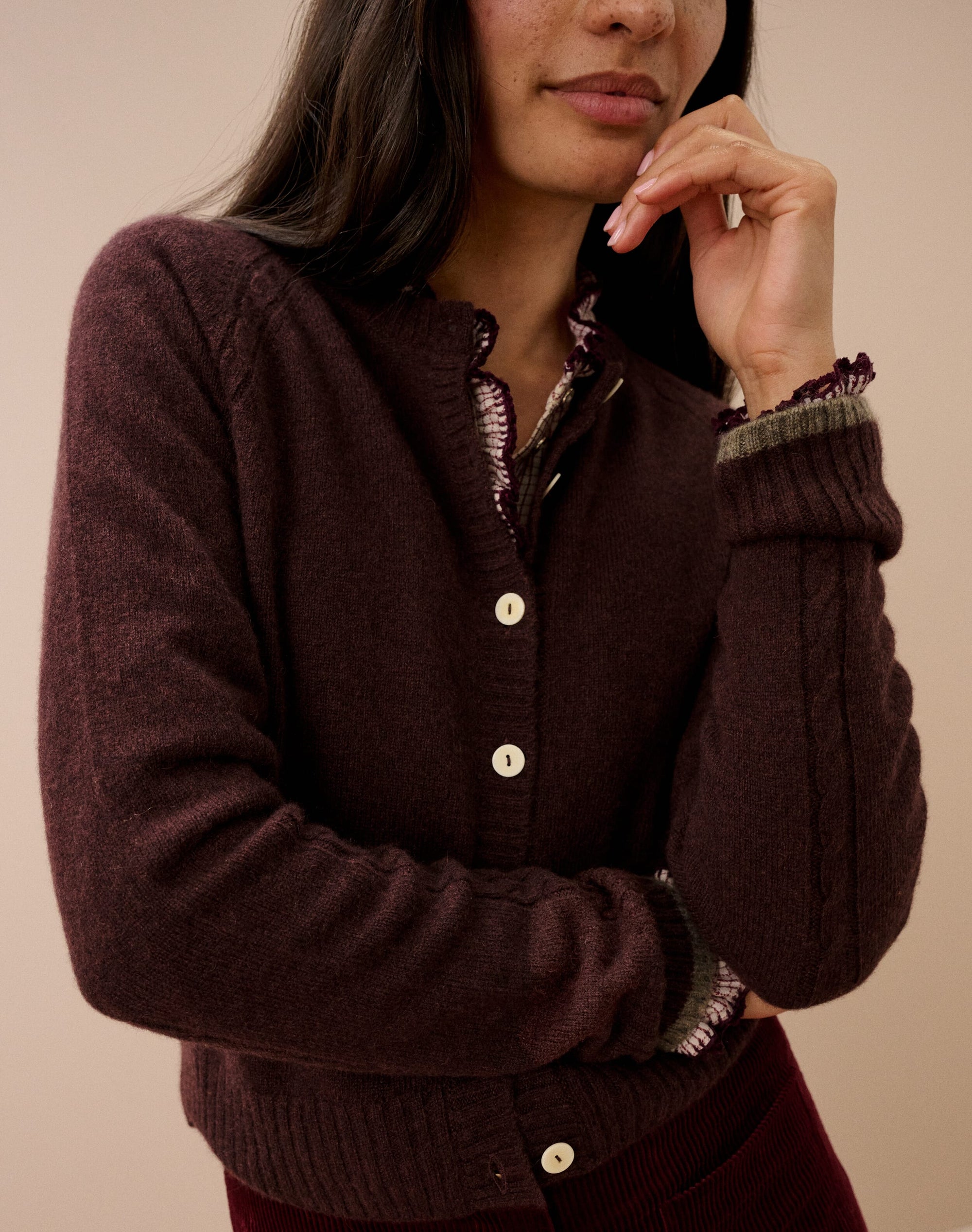 Cashmere Cable Cardigan