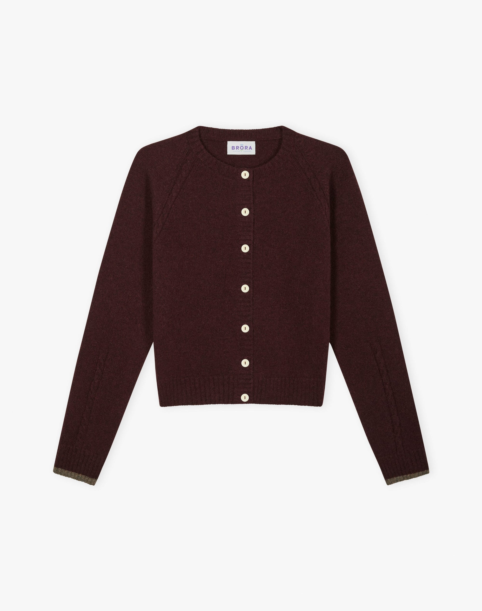 Cashmere Cable Cardigan