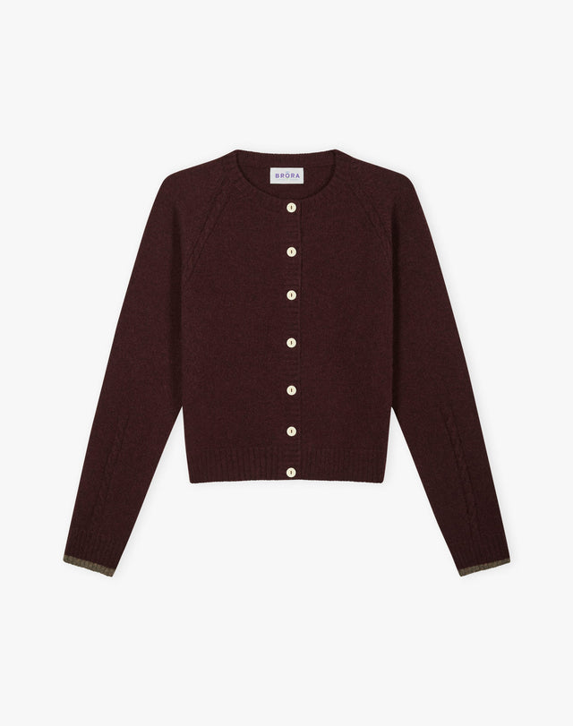 Cashmere Cable Cardigan