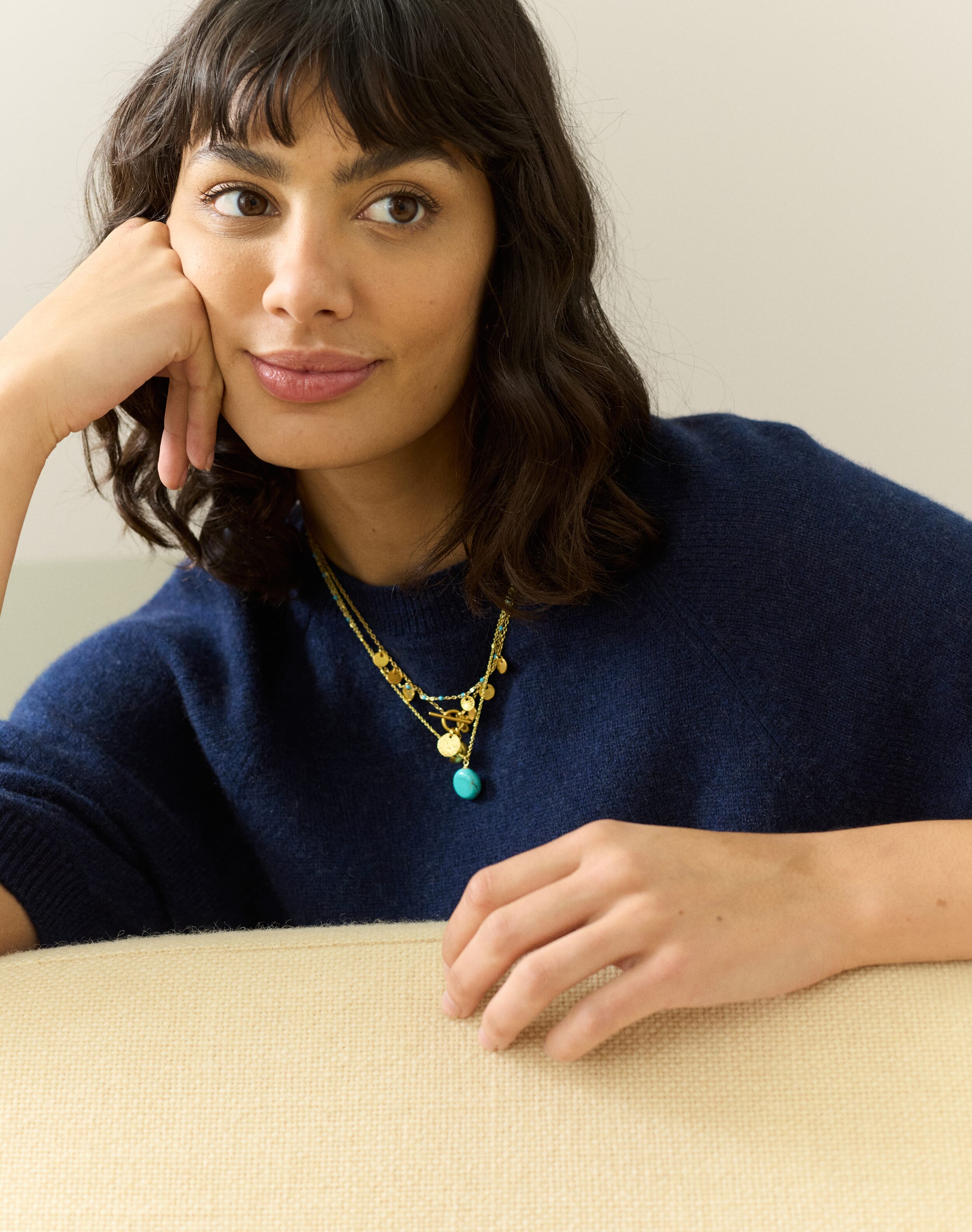 Cashmere Slouchy T-Shirt