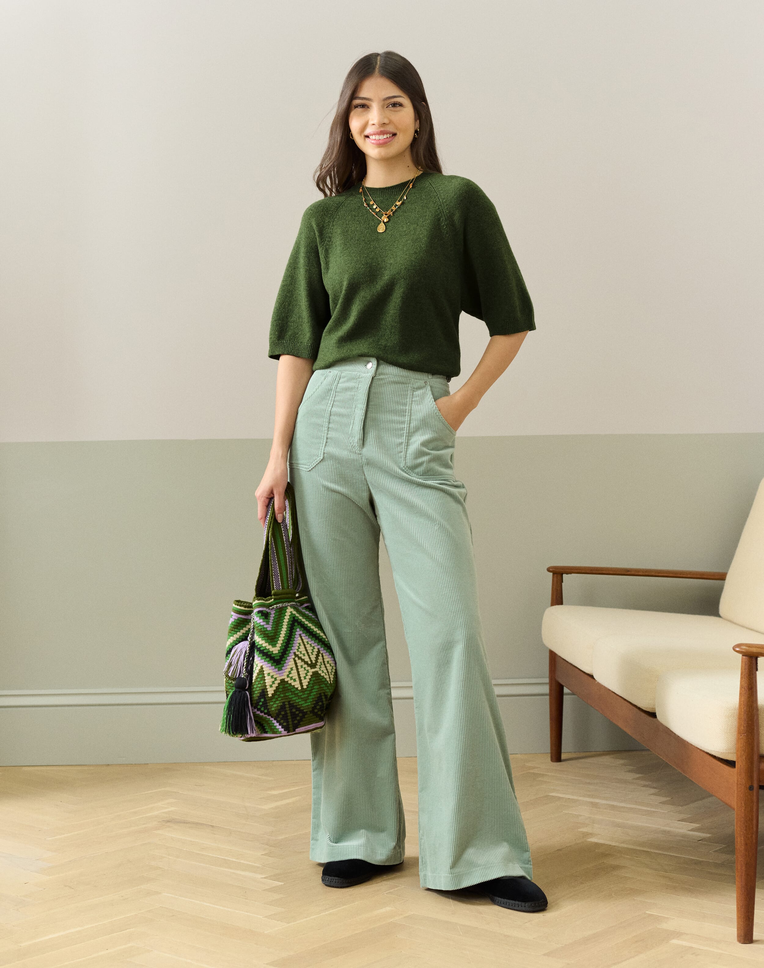 Cashmere Slouchy T-Shirt