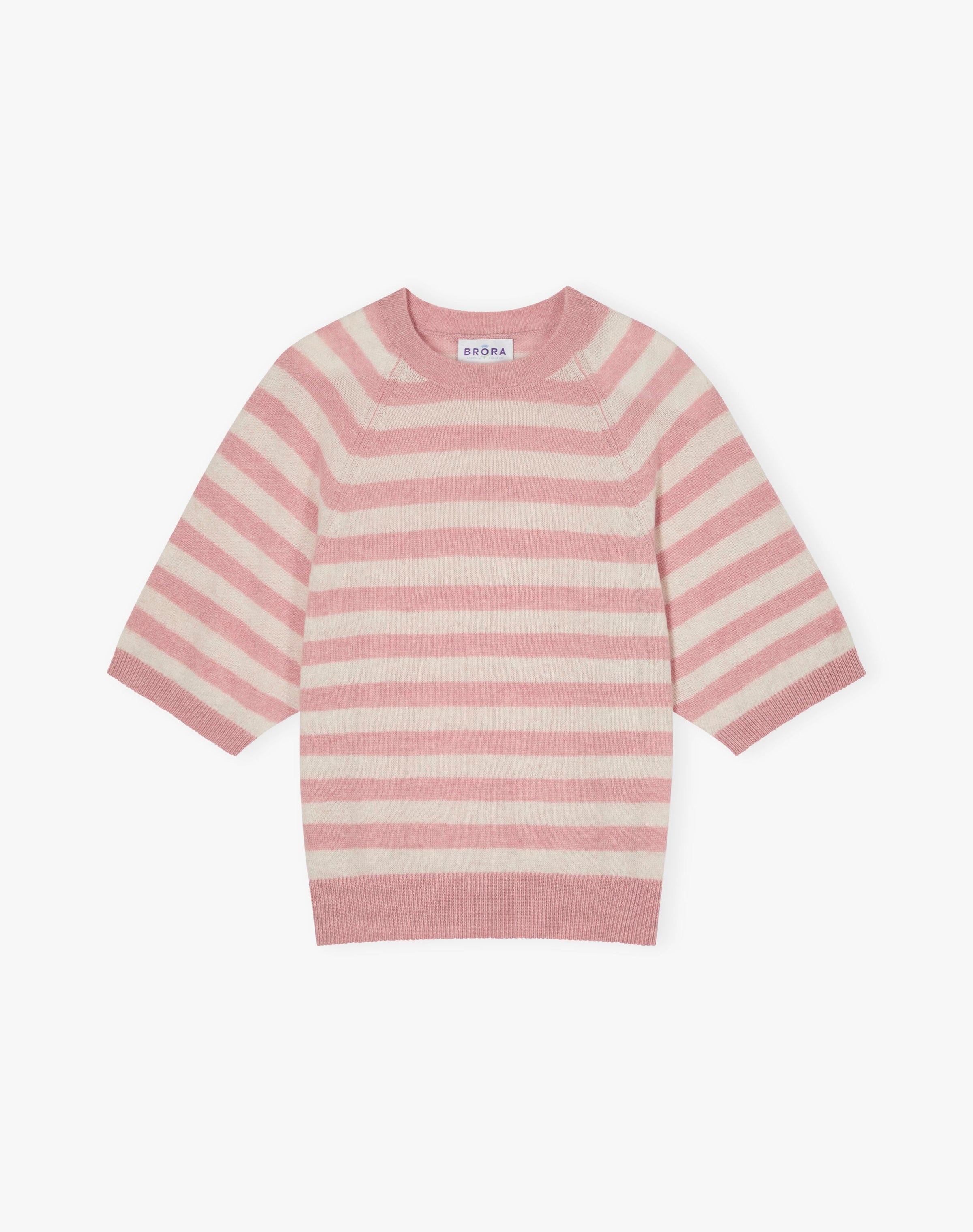 Cashmere Slouchy Breton T-Shirt