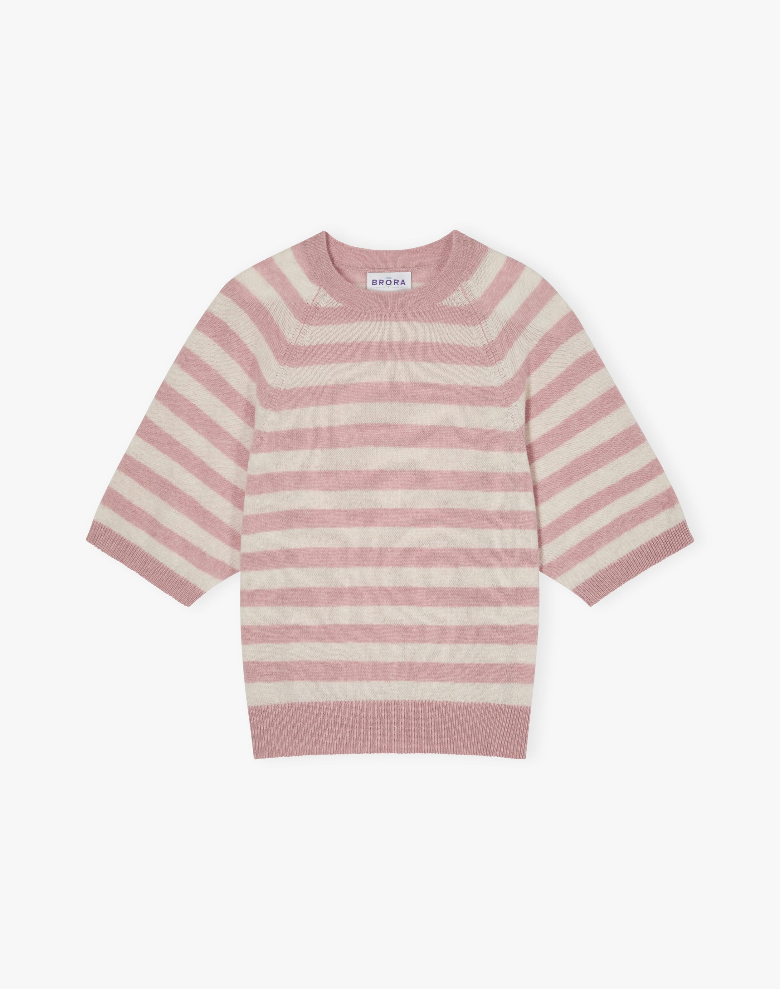 Cashmere Slouchy Breton T-Shirt