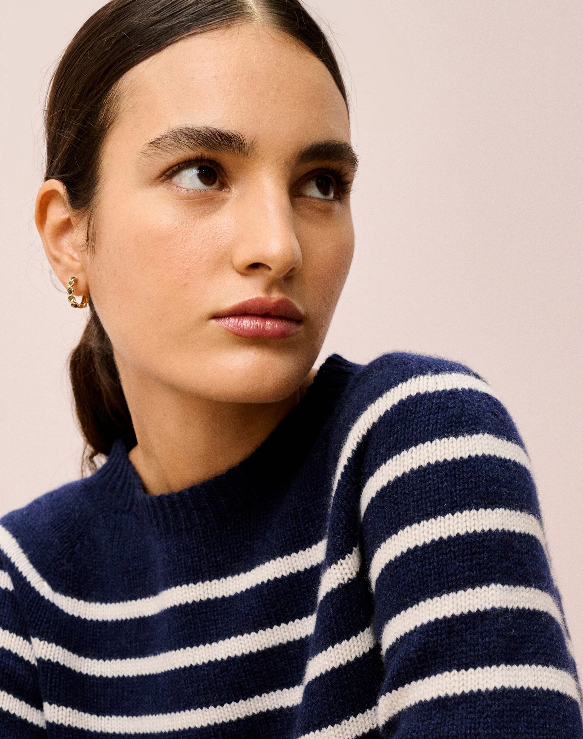 Cashmere Breton Stripe Jumper