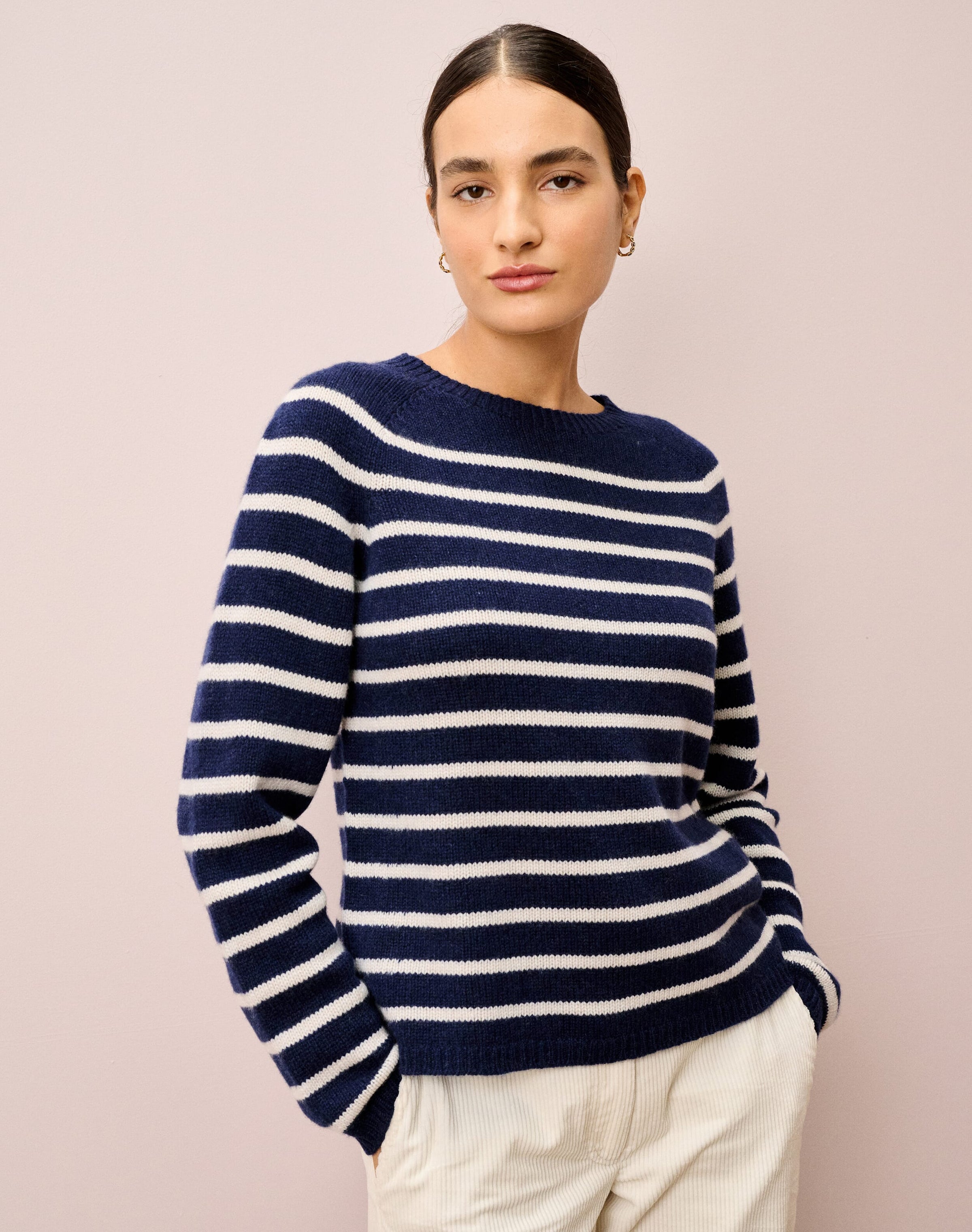 Cashmere Breton Stripe Jumper