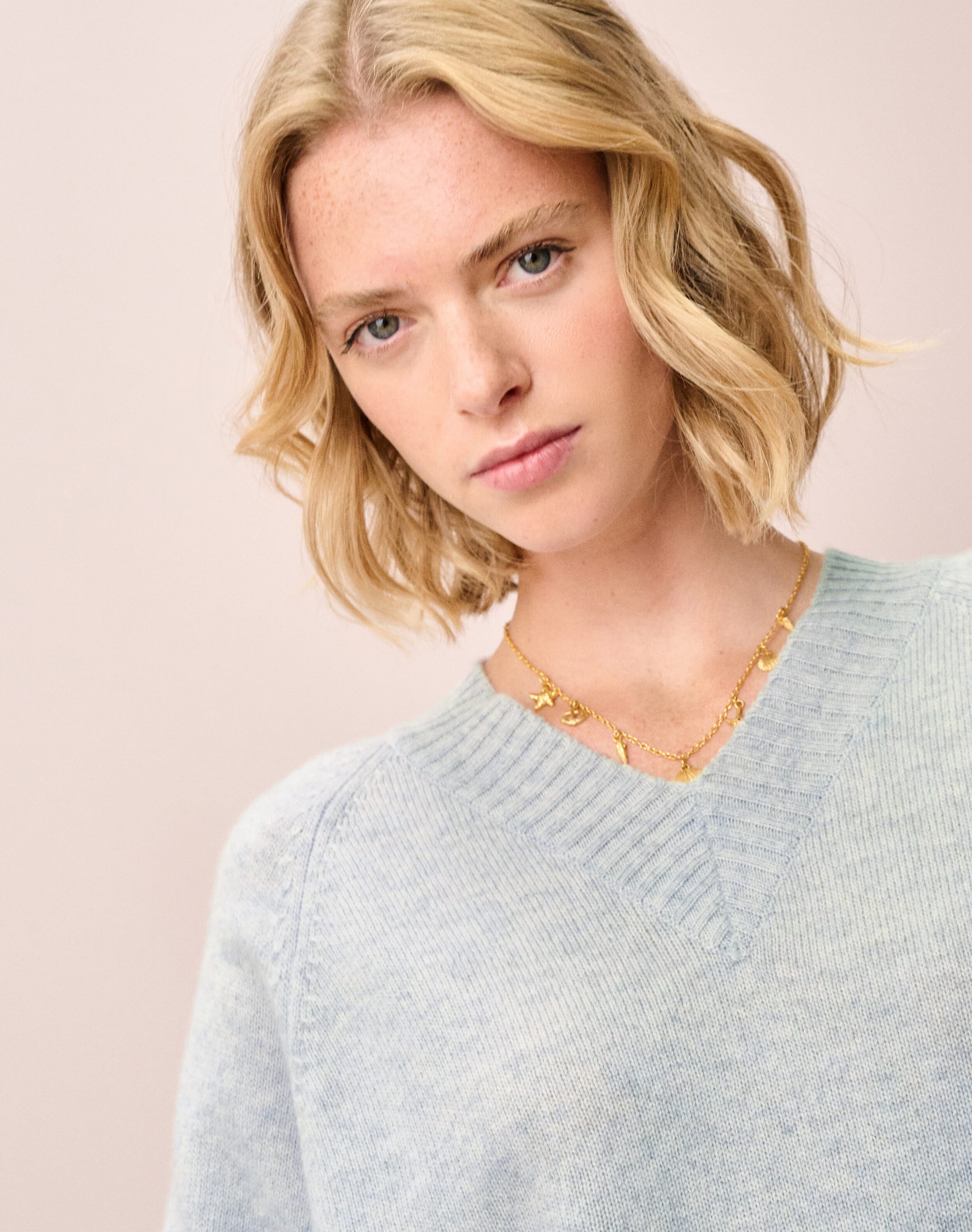 Cashmere V Neck Jumper