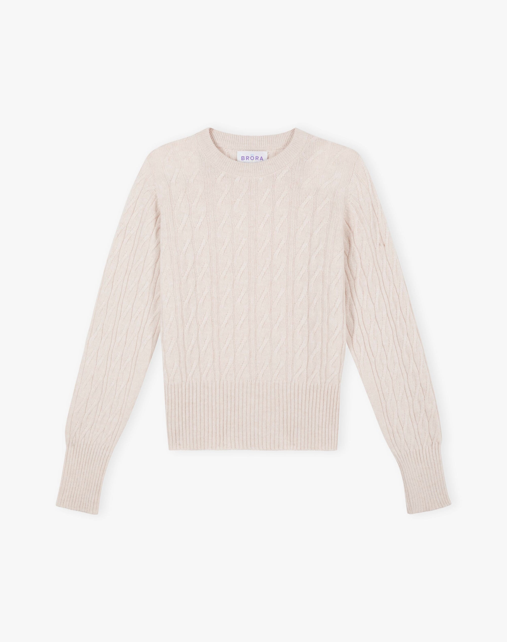 Cashmere Cable & Rib Jumper
