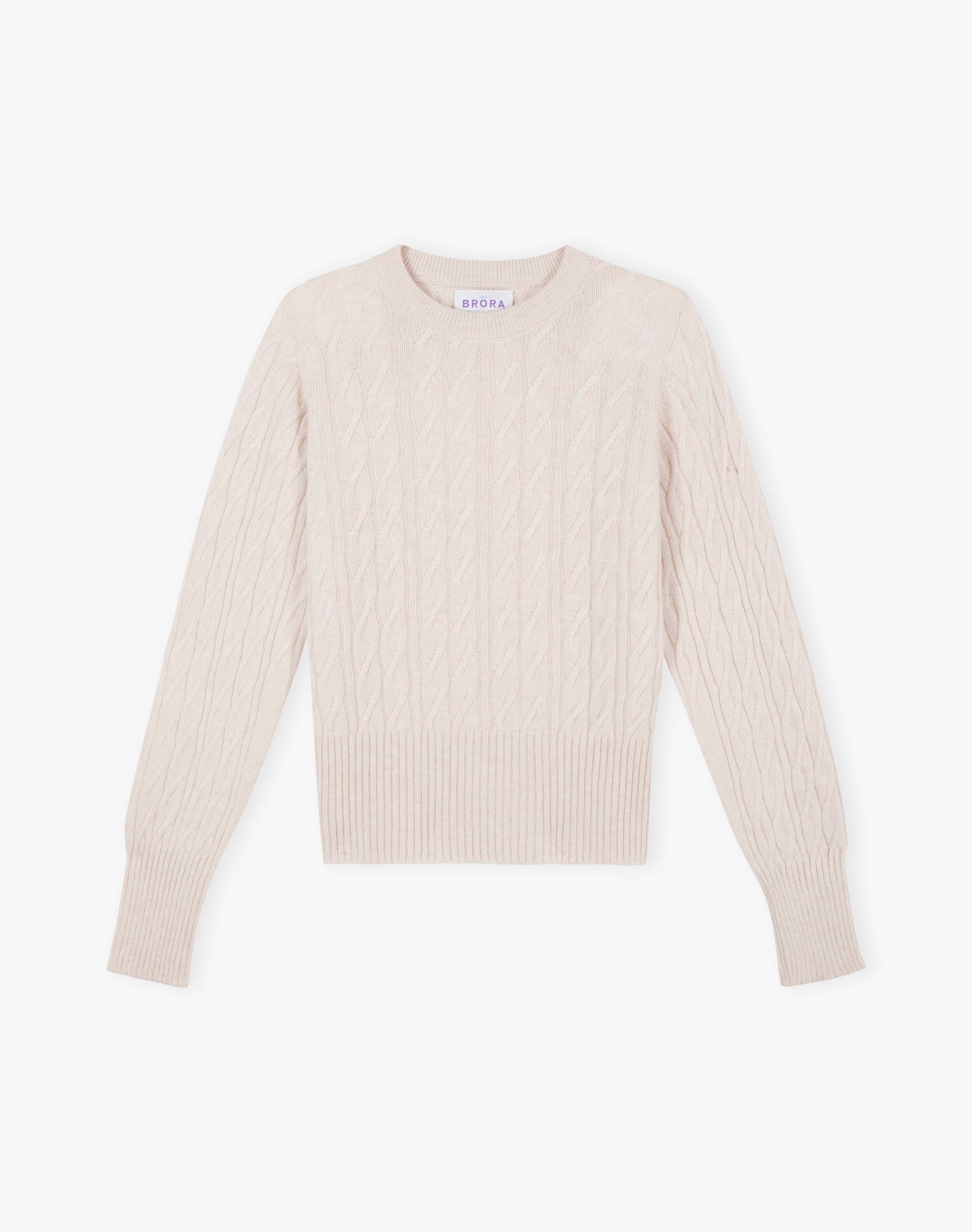 Cashmere Cable & Rib Jumper