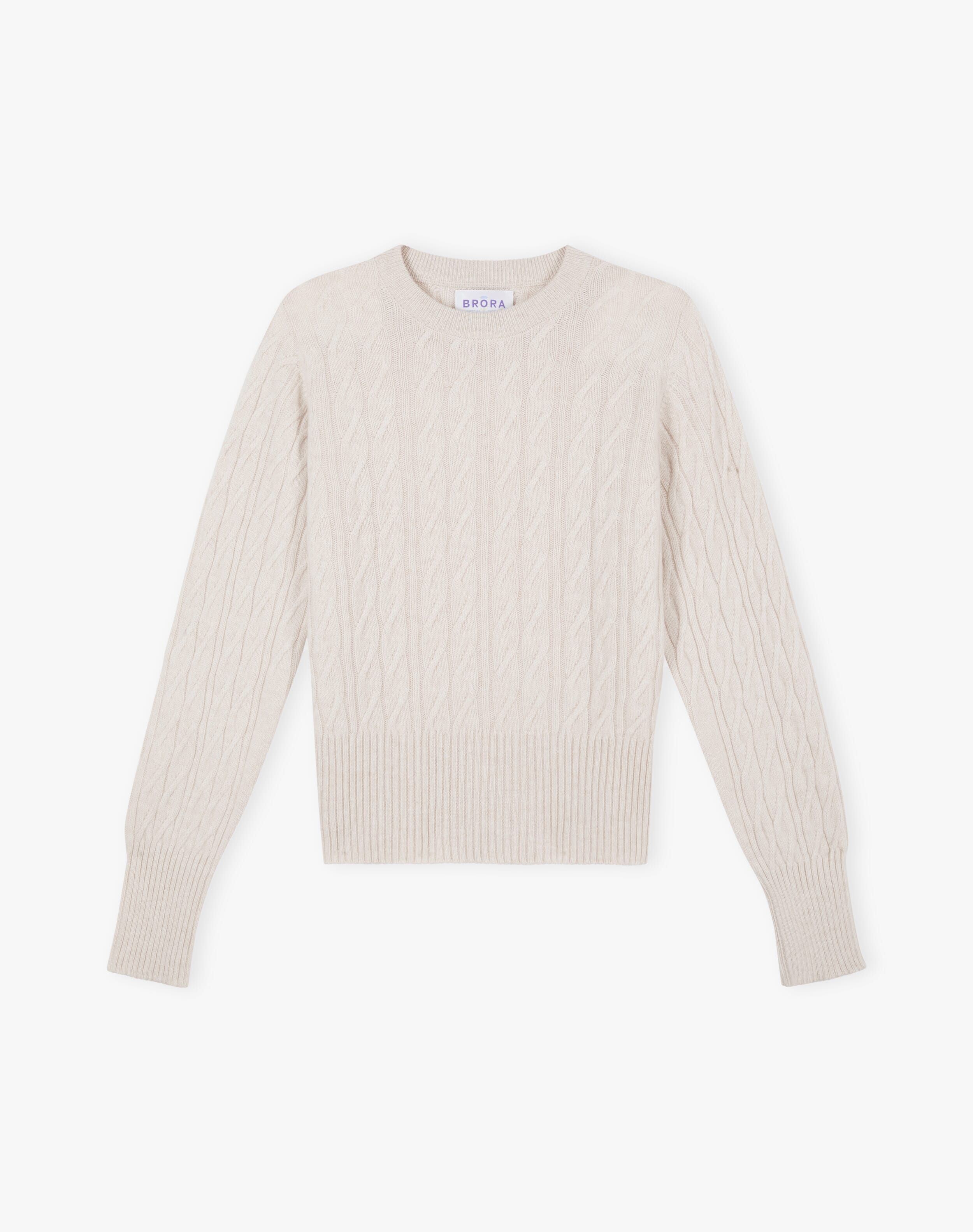 Cashmere Cable & Rib Jumper