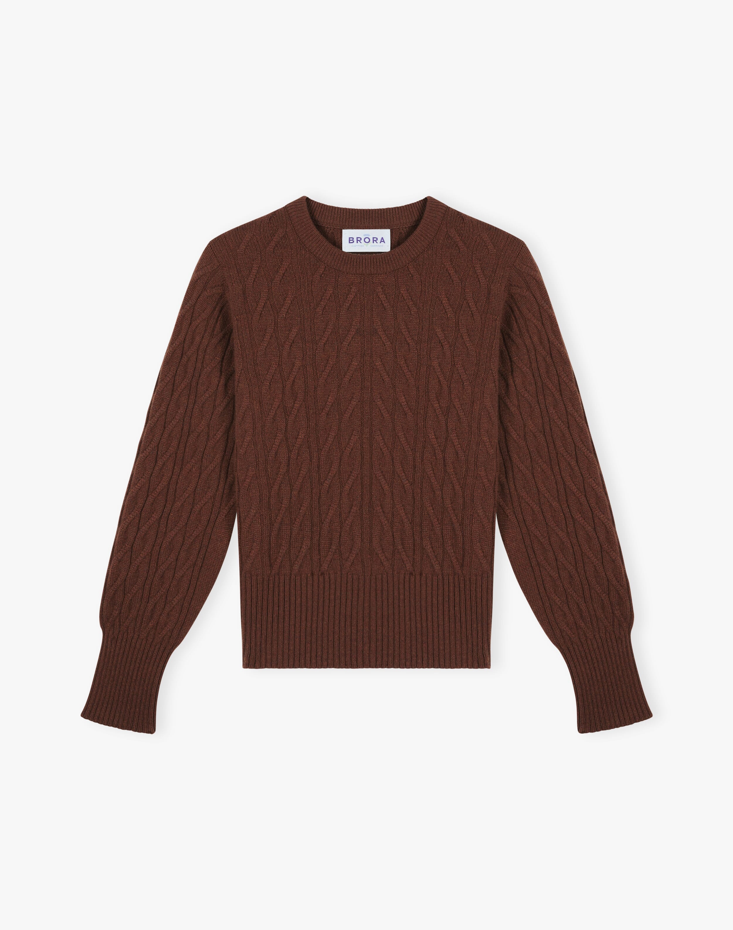 Cashmere Cable & Rib Jumper