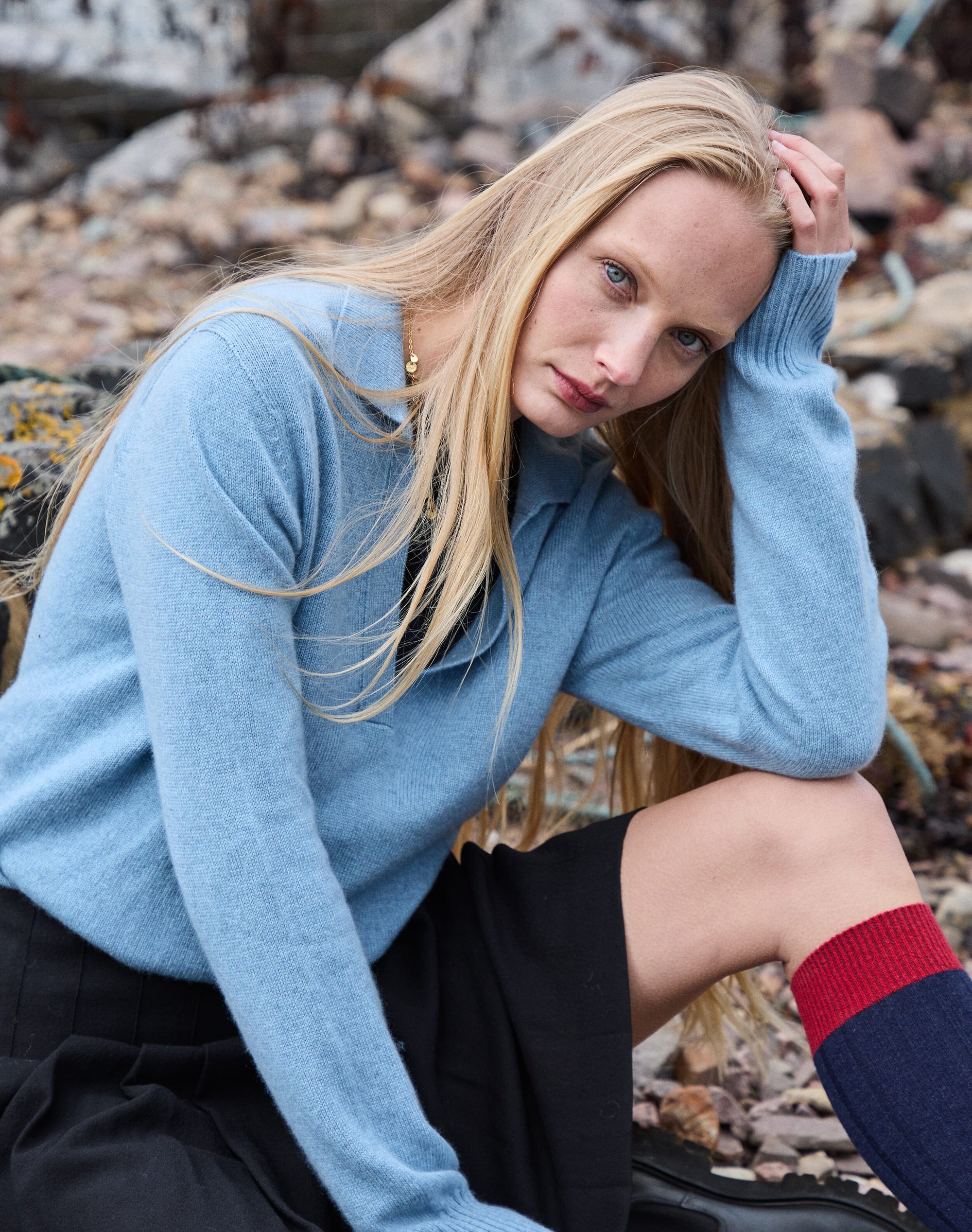 Cashmere Collared Jumper