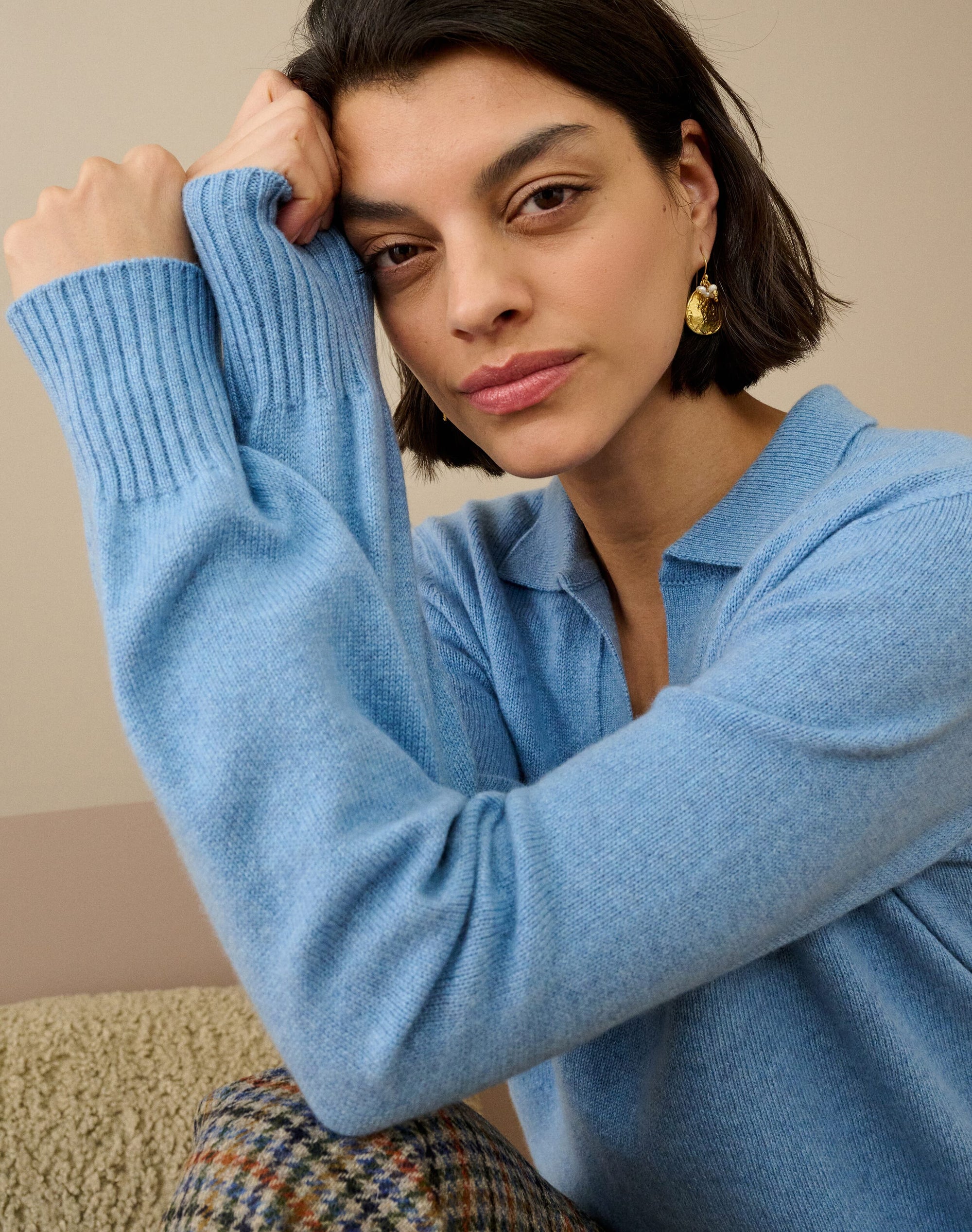 Cashmere Collared Jumper