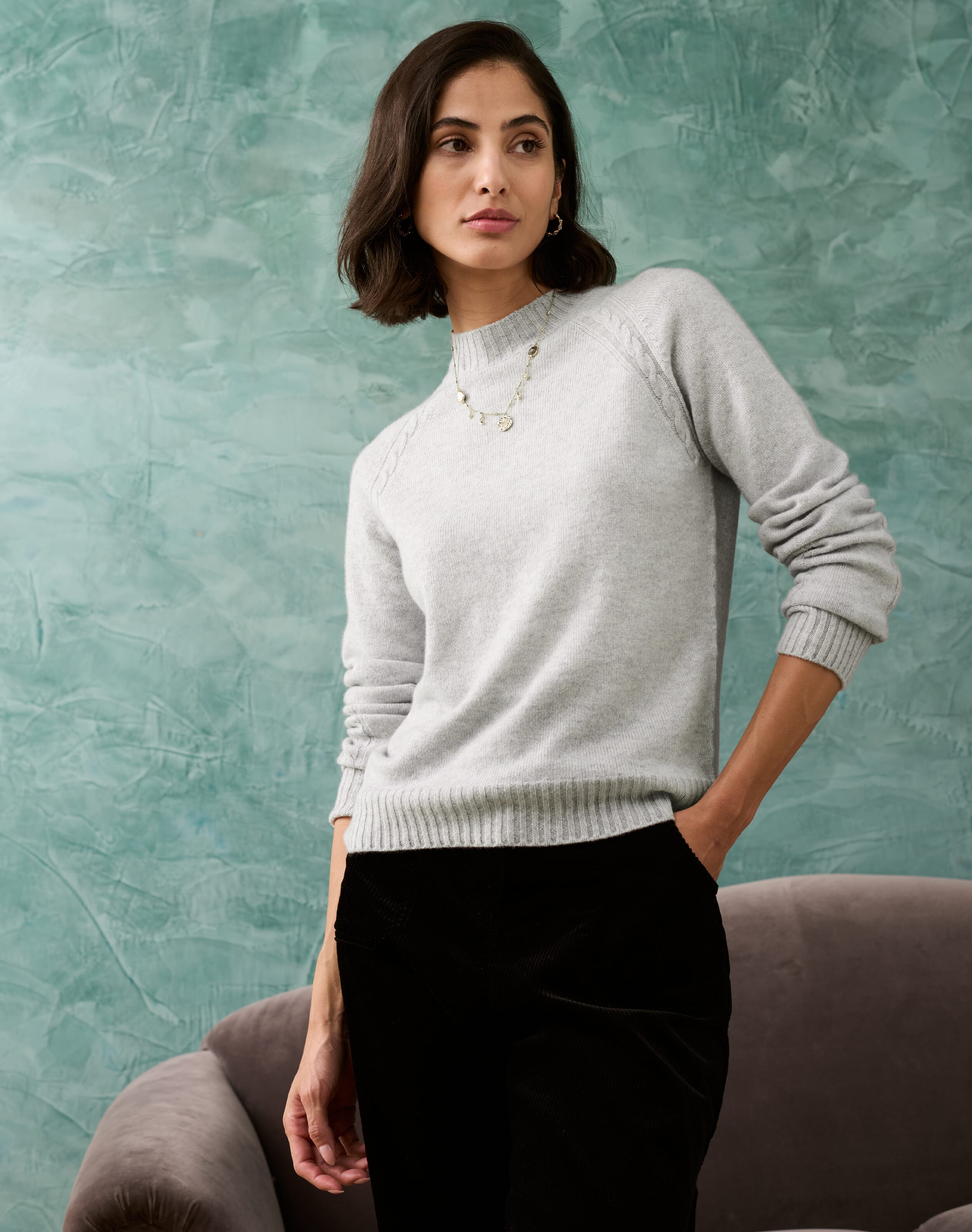 Cashmere Cable Jumper