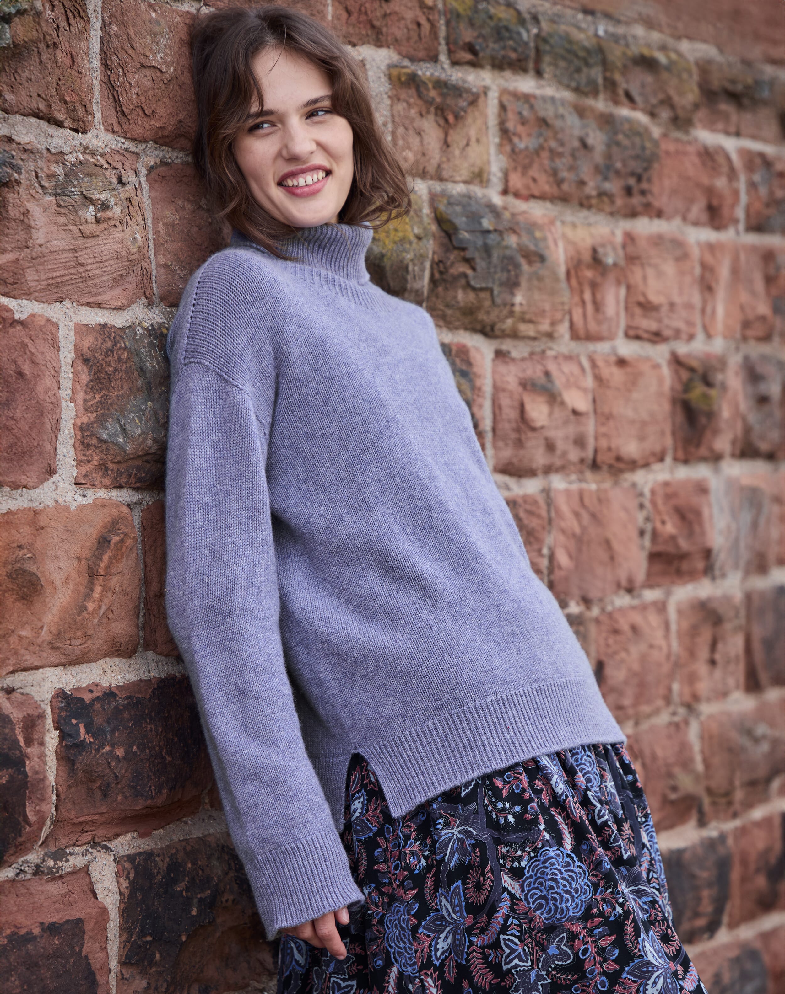Cashmere Luxe Knit Polo Neck