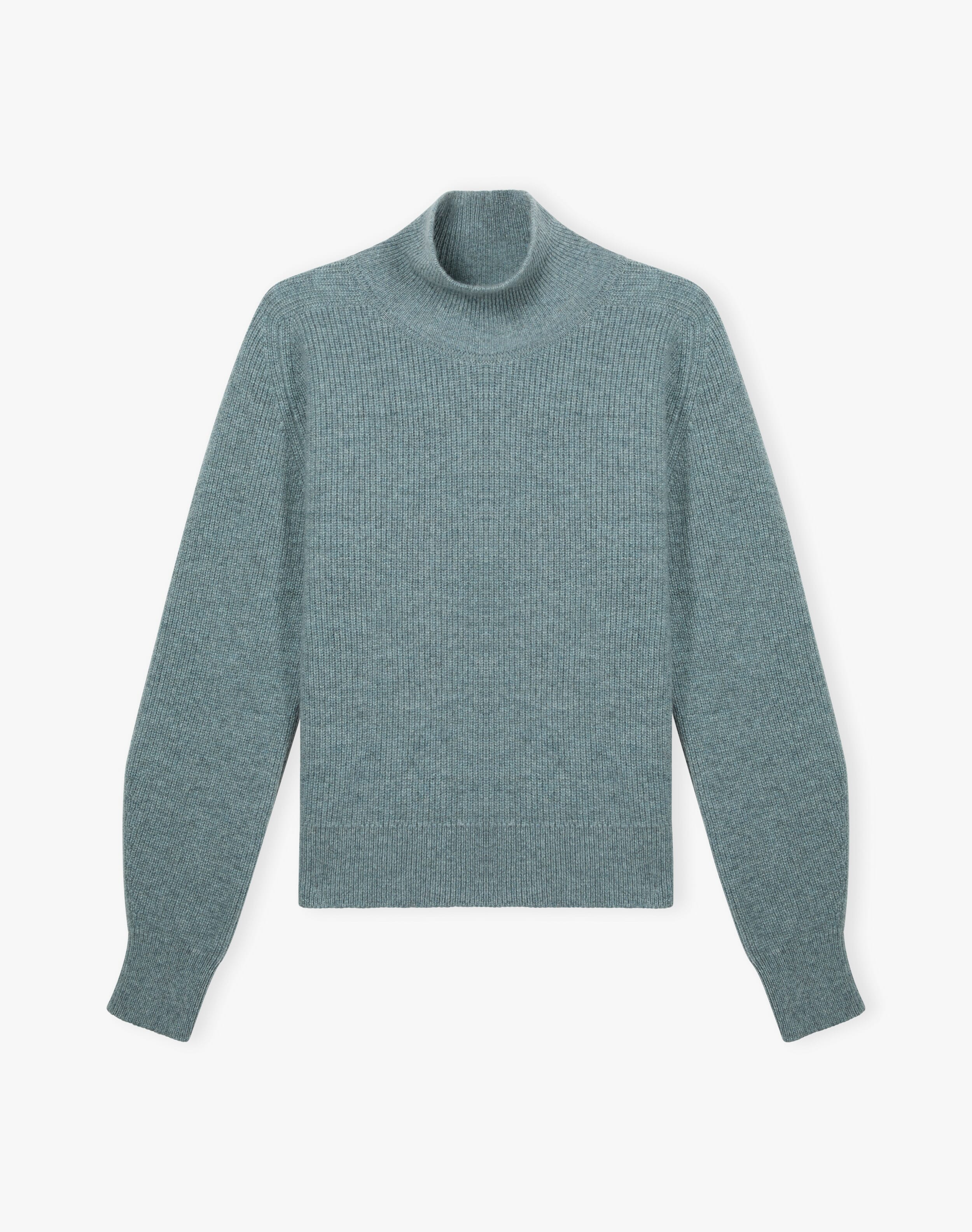 Cashmere Ribbed Week End Polo Neck
