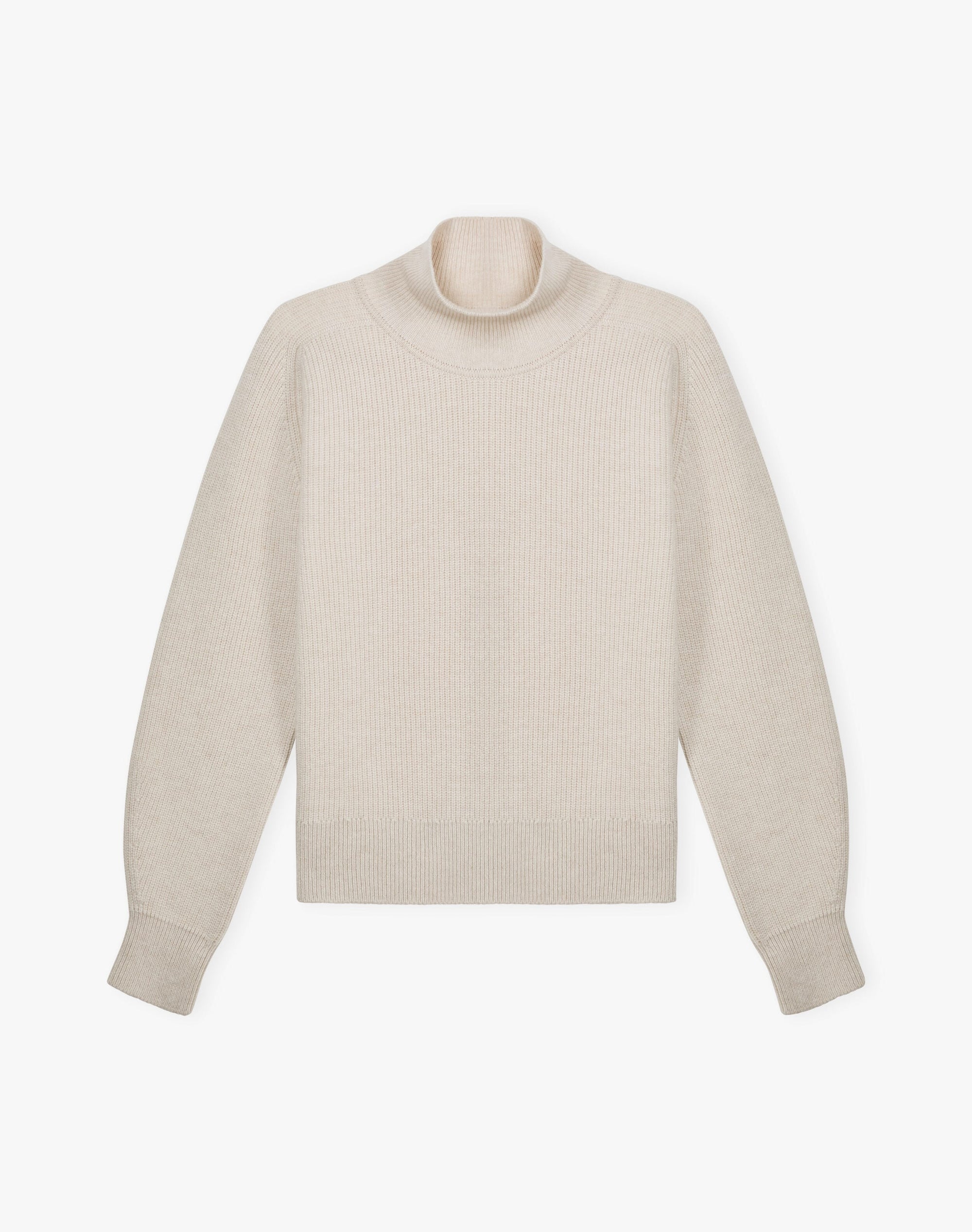 Cashmere Ribbed Week End Polo Neck