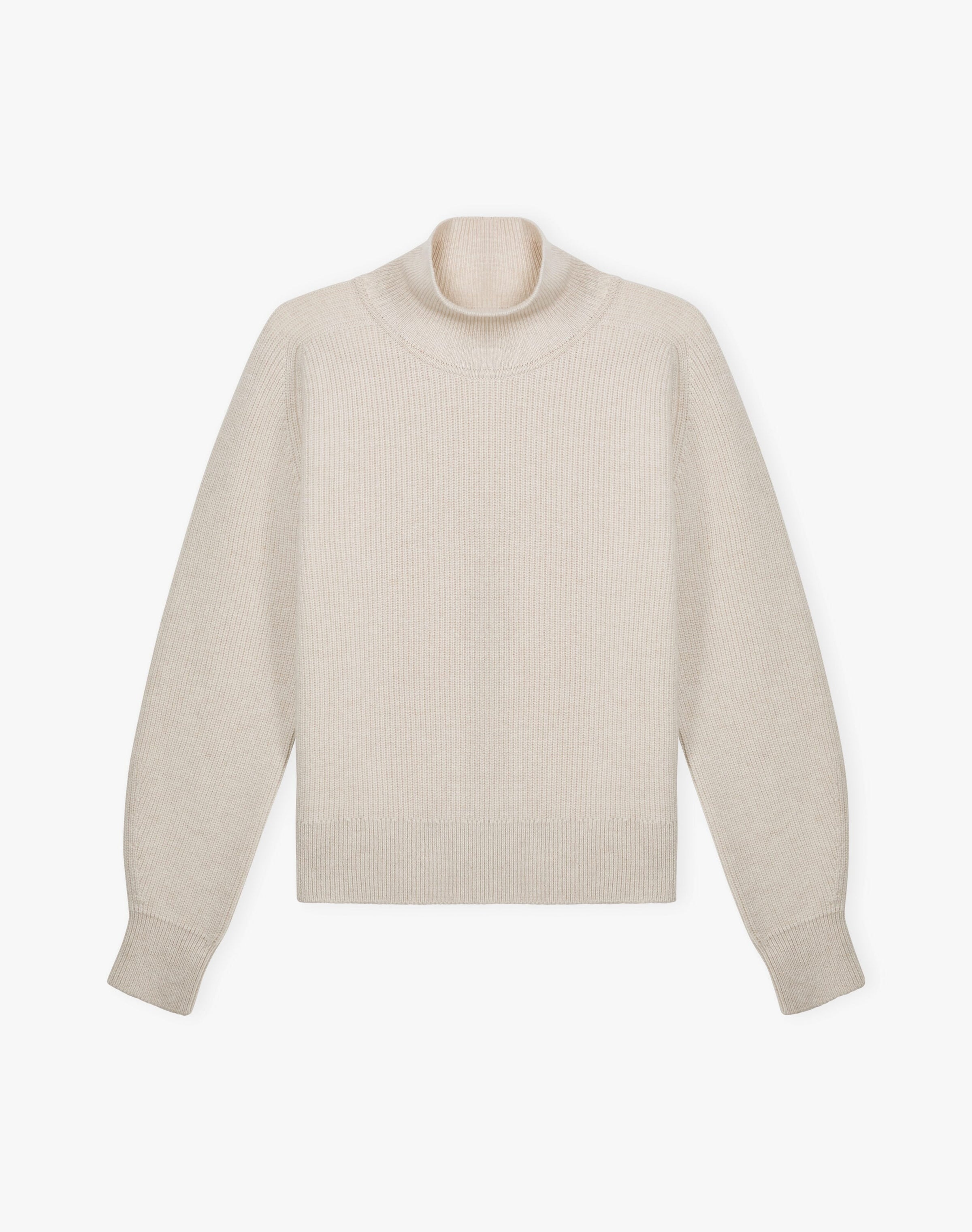 Cashmere Ribbed Week End Polo Neck