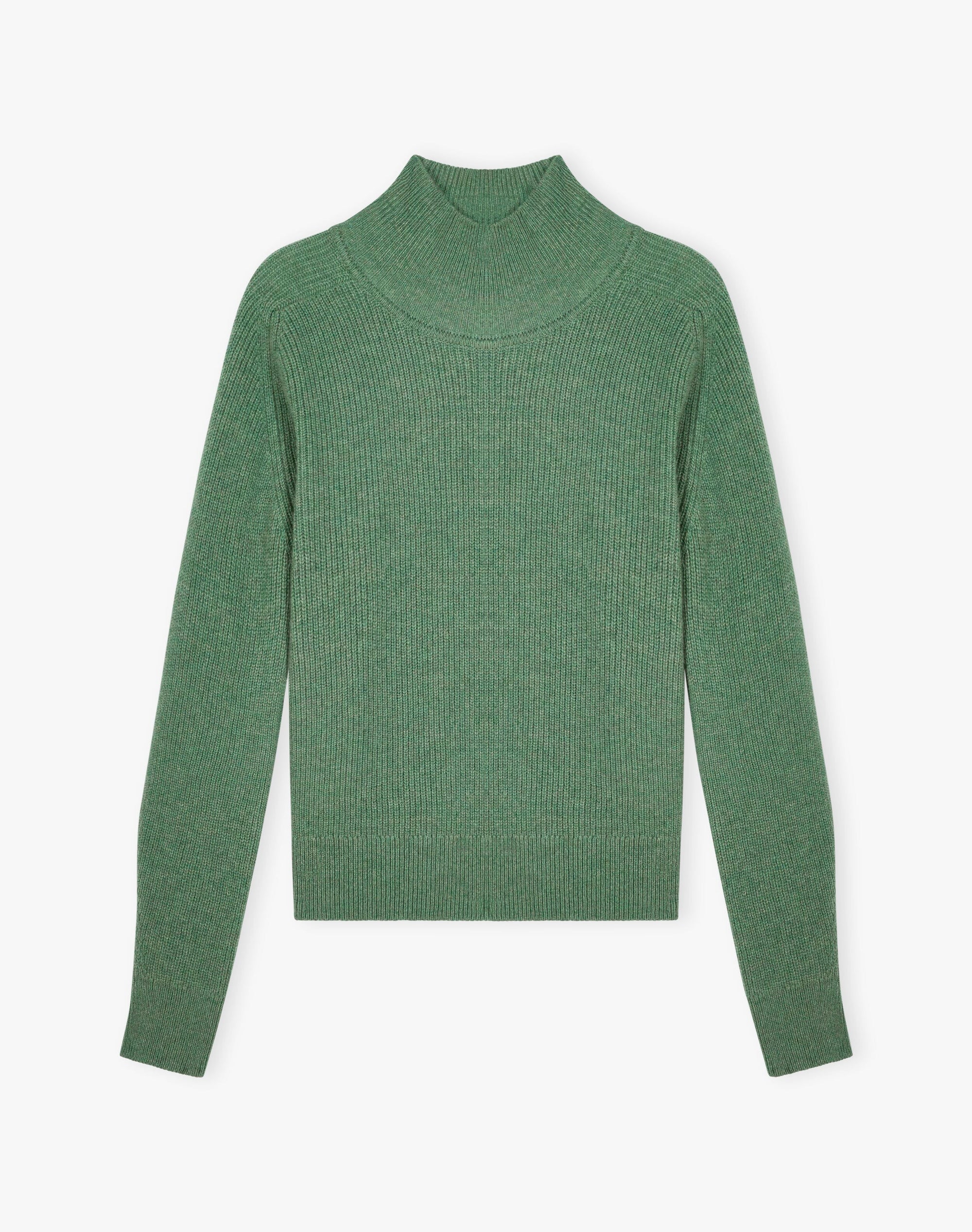 Cashmere Ribbed Week End Polo Neck