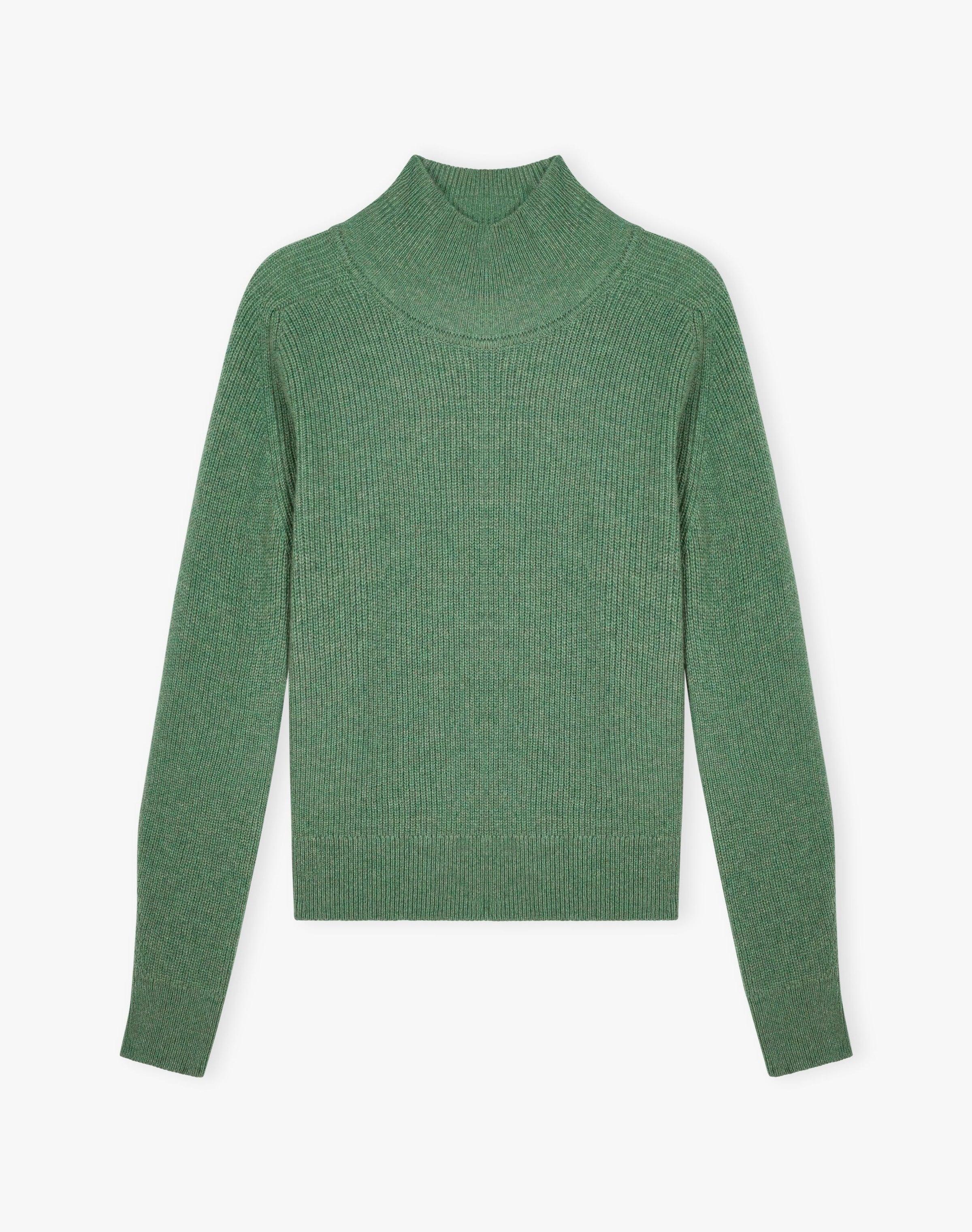 Cashmere Ribbed Week End Polo Neck