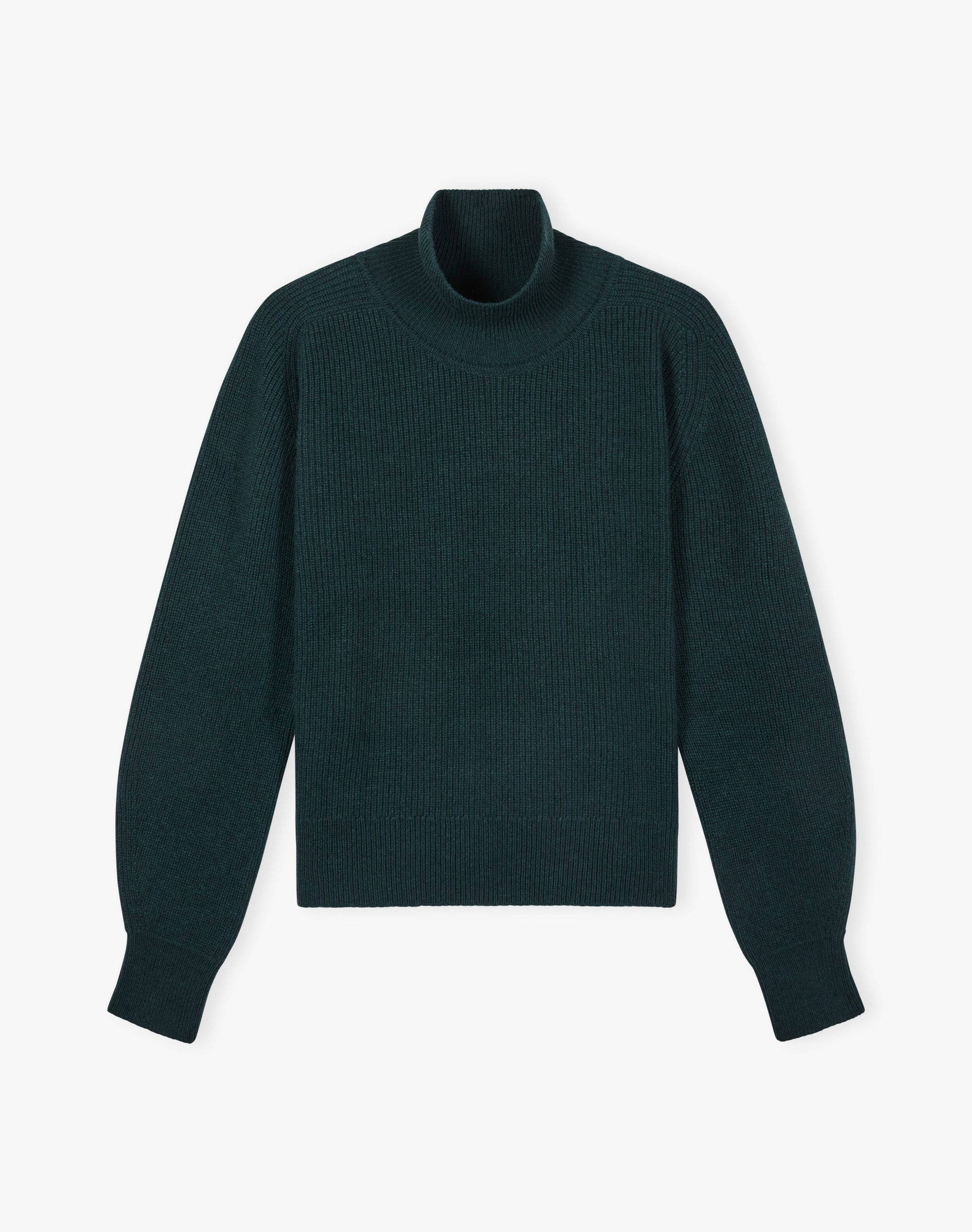 Cashmere Ribbed Week End Polo Neck