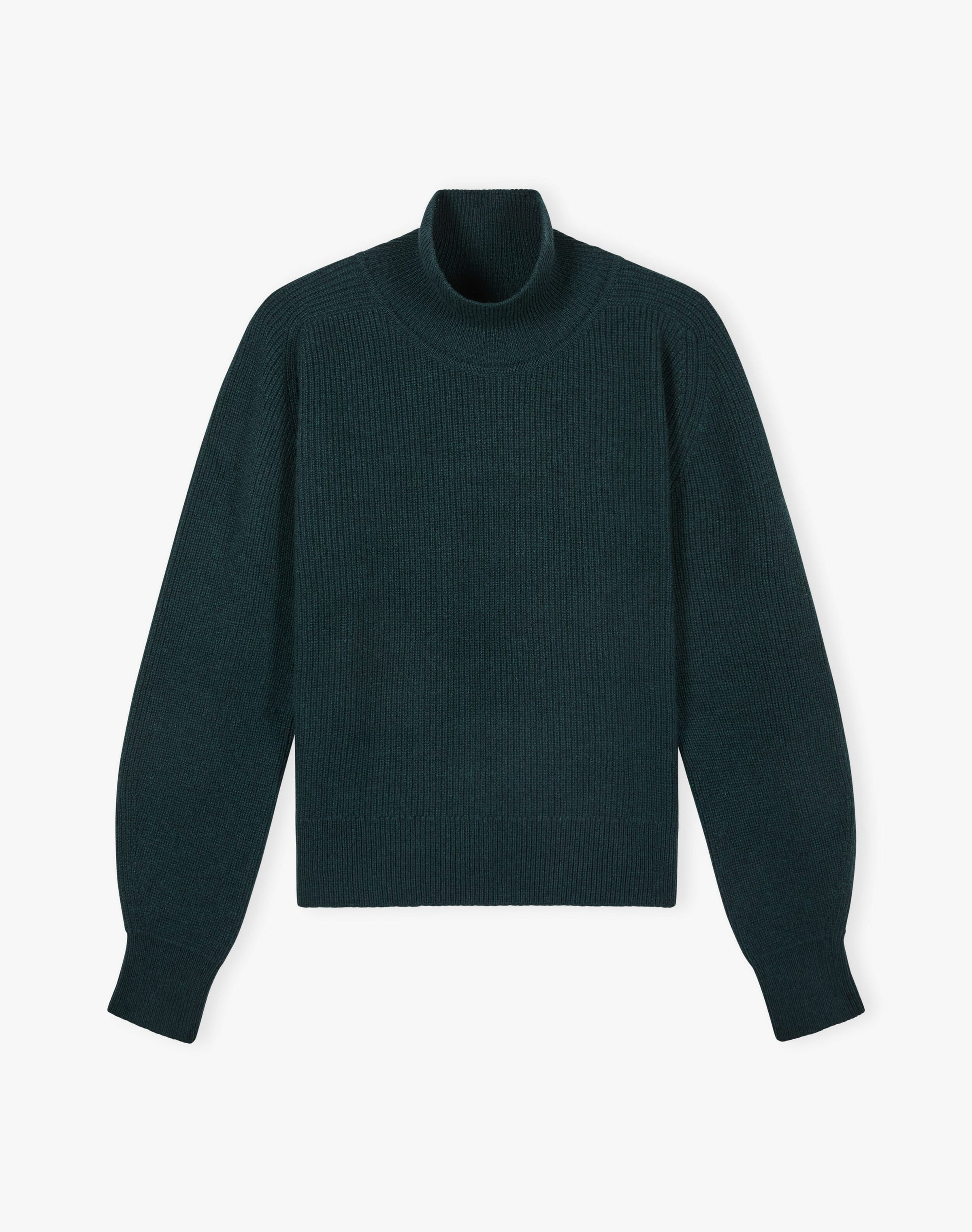 Cashmere Ribbed Week End Polo Neck