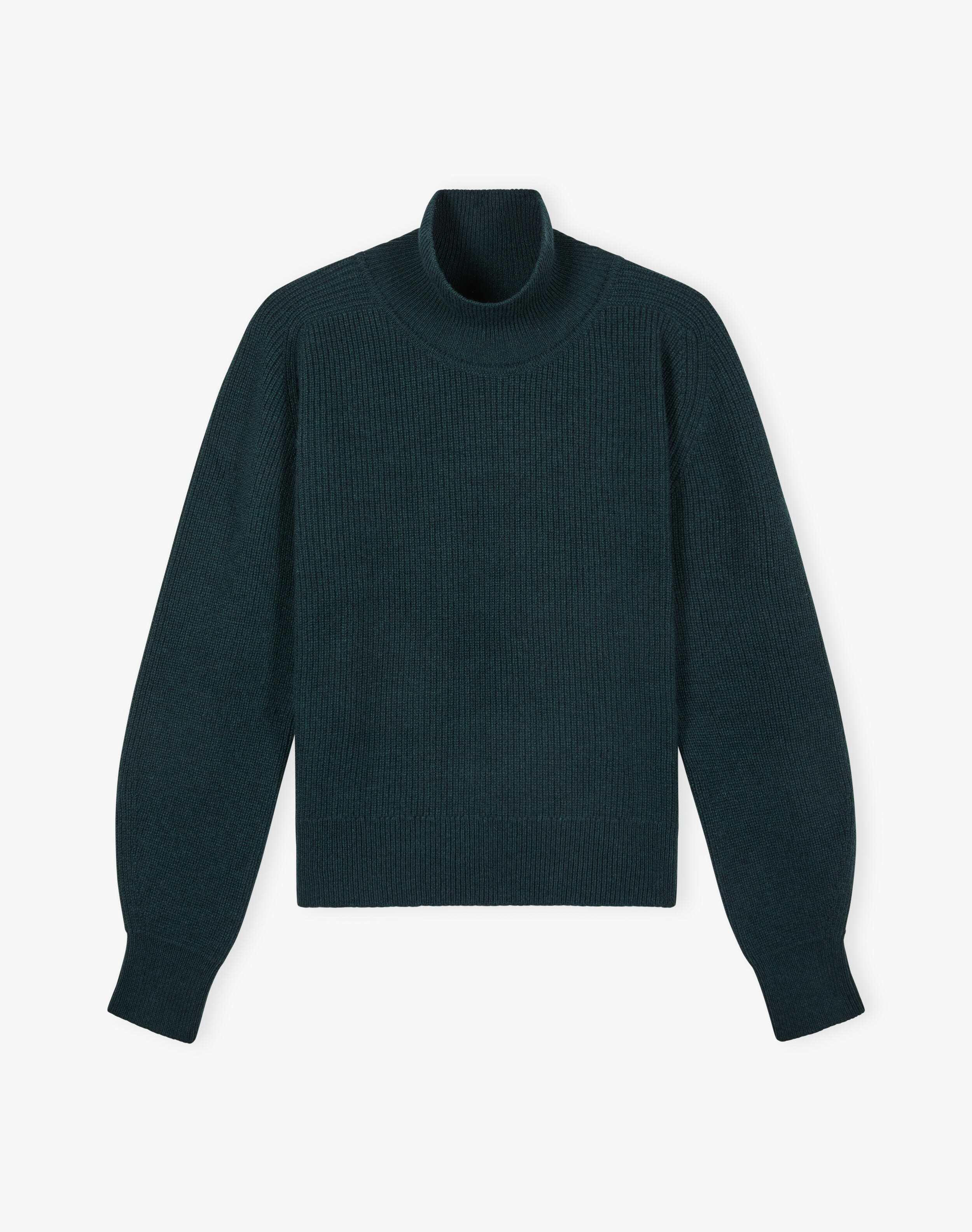 Cashmere Ribbed Week End Polo Neck