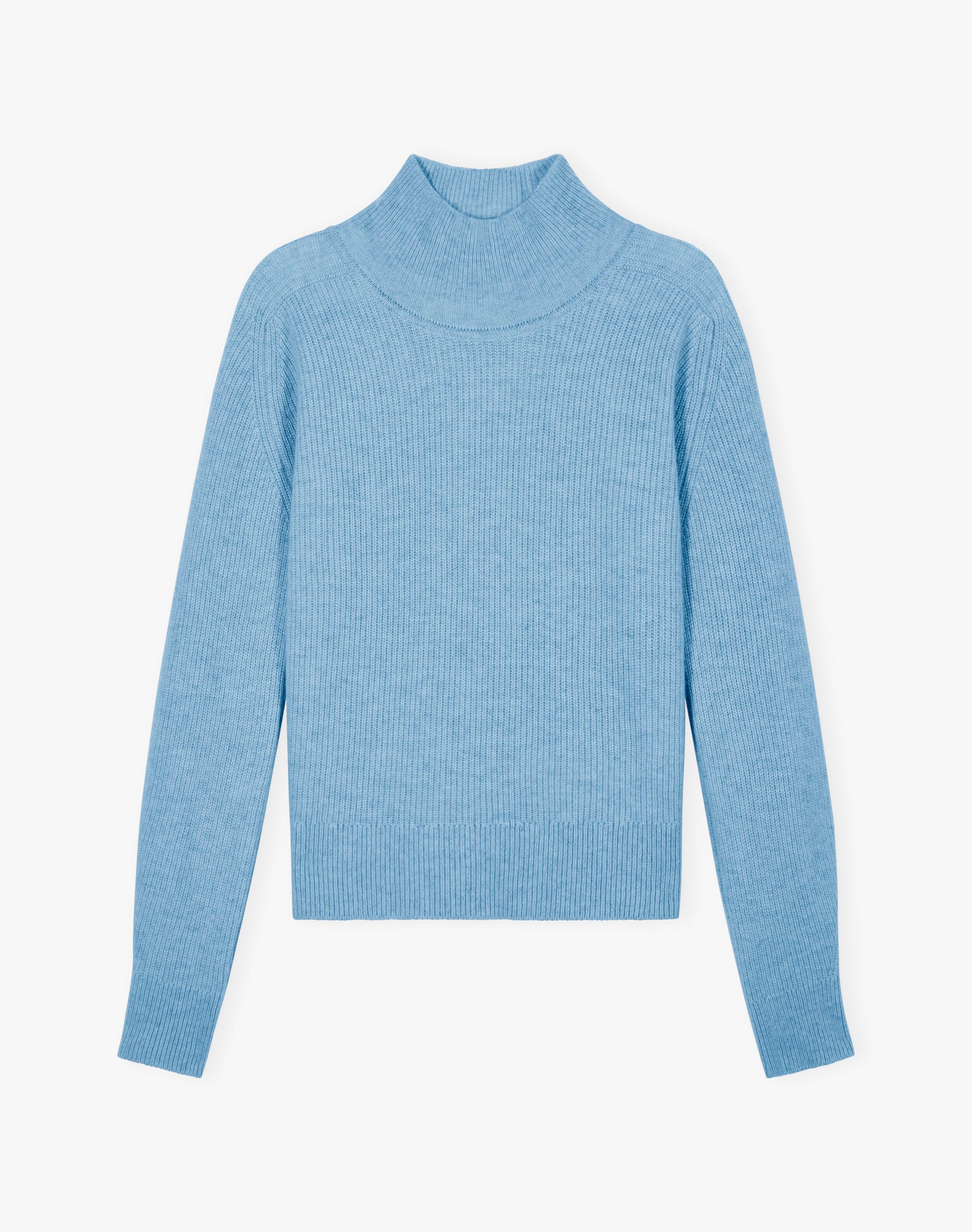 Cashmere Ribbed Week End Polo Neck
