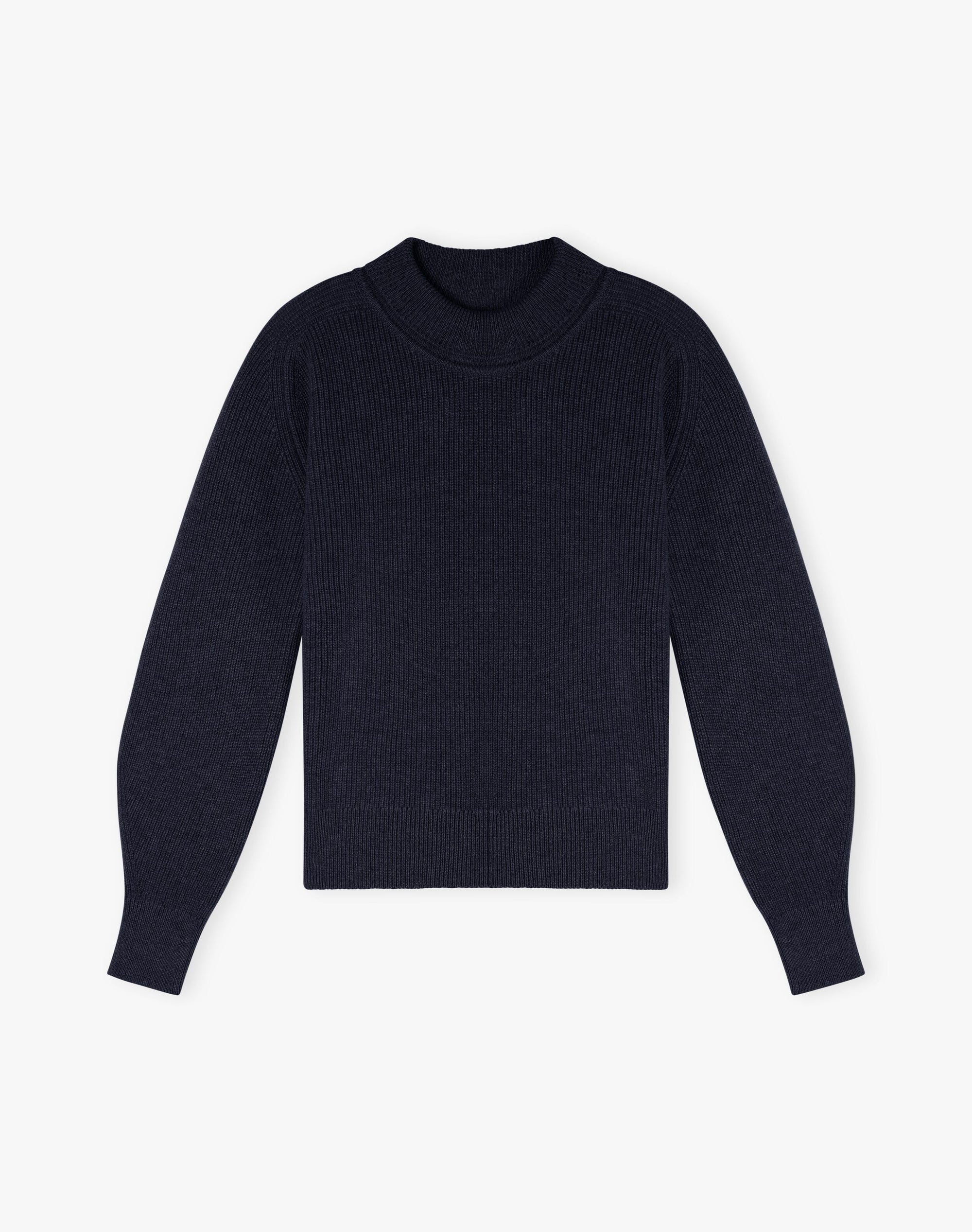 Cashmere Ribbed Week End Polo Neck