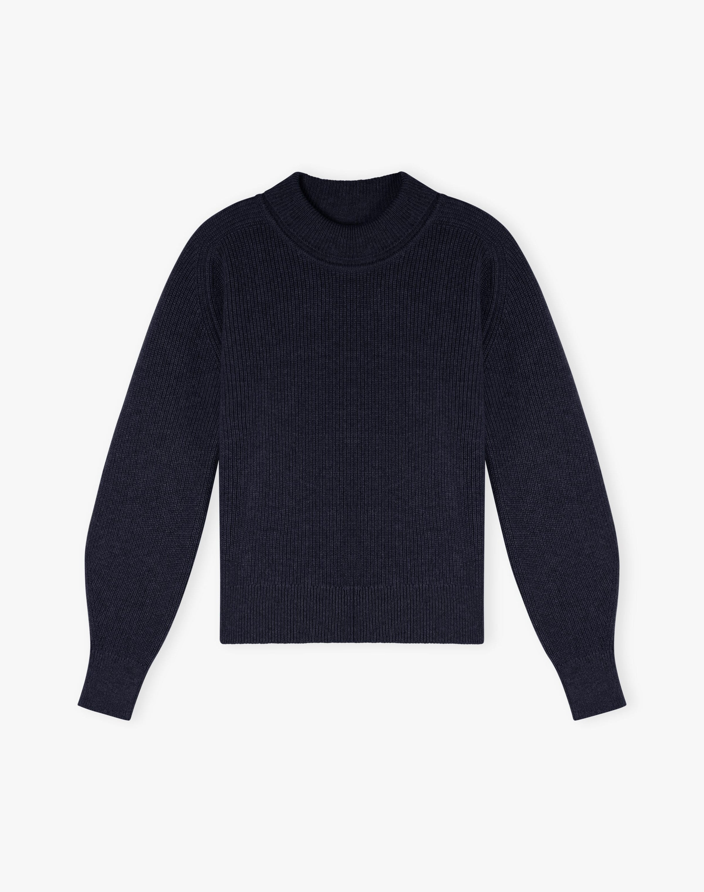 Cashmere Ribbed Week End Polo Neck